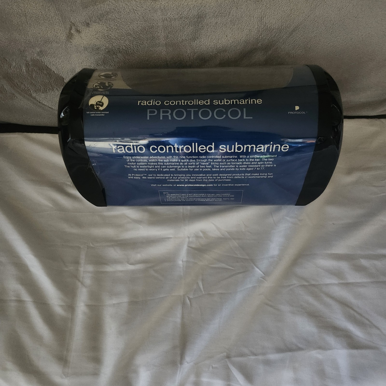 Protocol Radio Control Submarine – Nuevo Sellado, Modelo 7862-Y, RC Toy