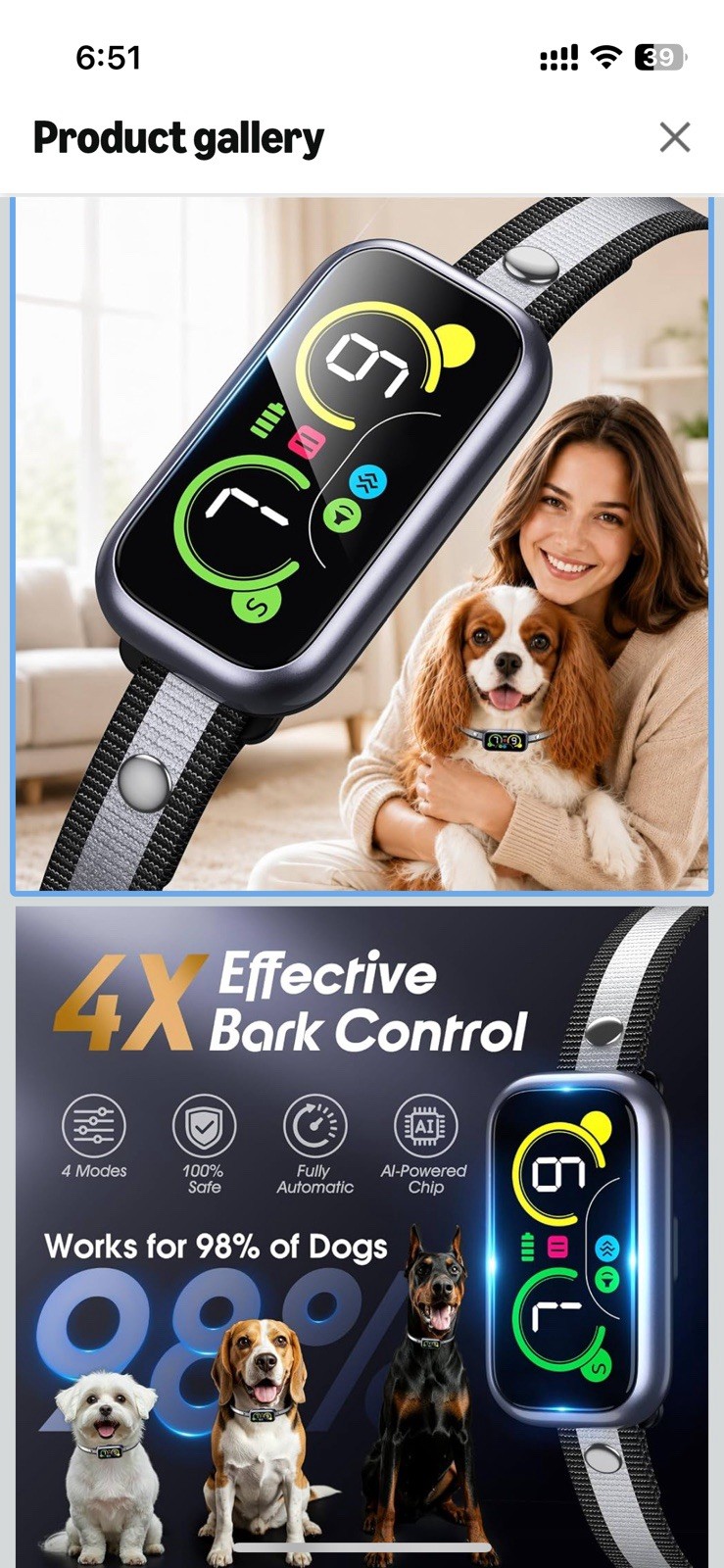 Bark Training Collar