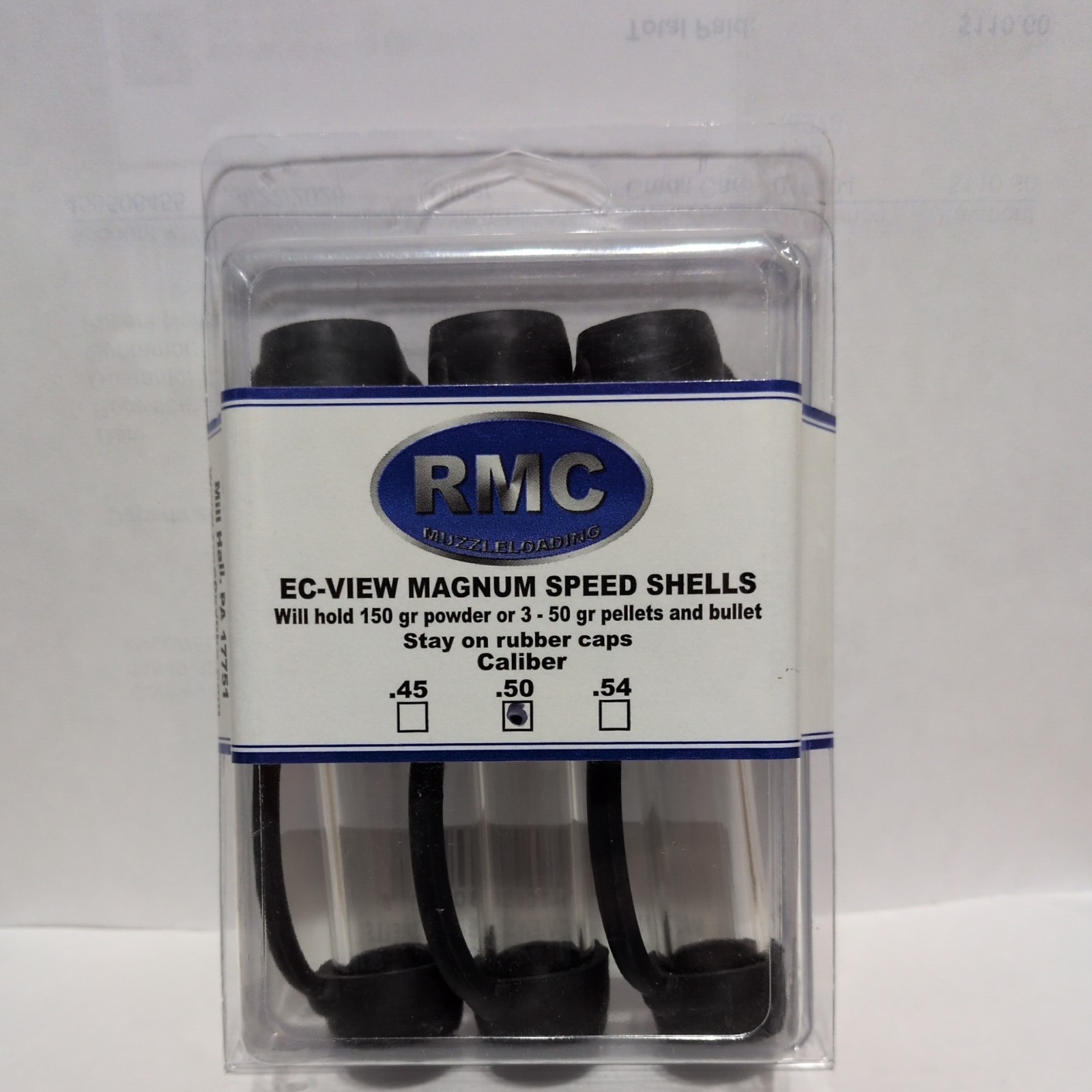 RMC  EC-View Black Powder Speed Loaders Brand New .50 Caliber