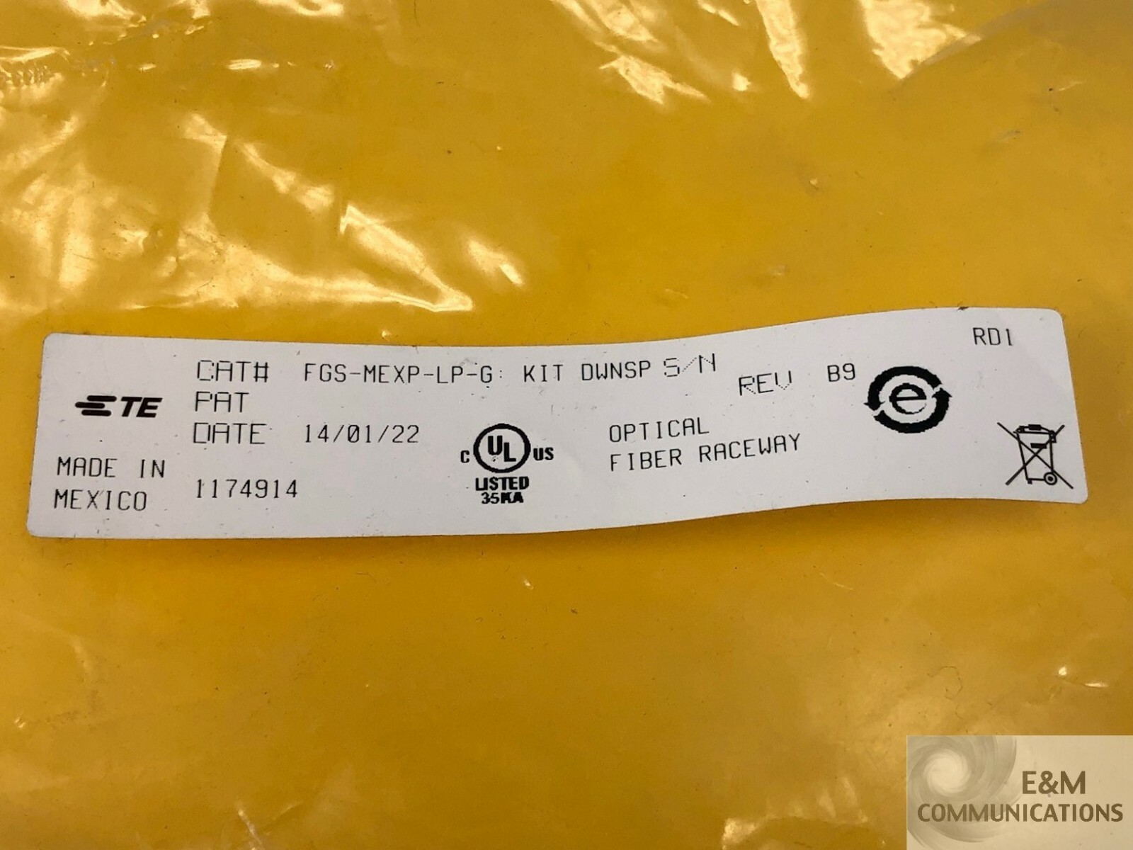 NEW FGS-MEXP-LP-G ADC TE COMMSCOPE FIBERGUIDE 2 x 6 LOW PROFILE EXPRESS EXIT
