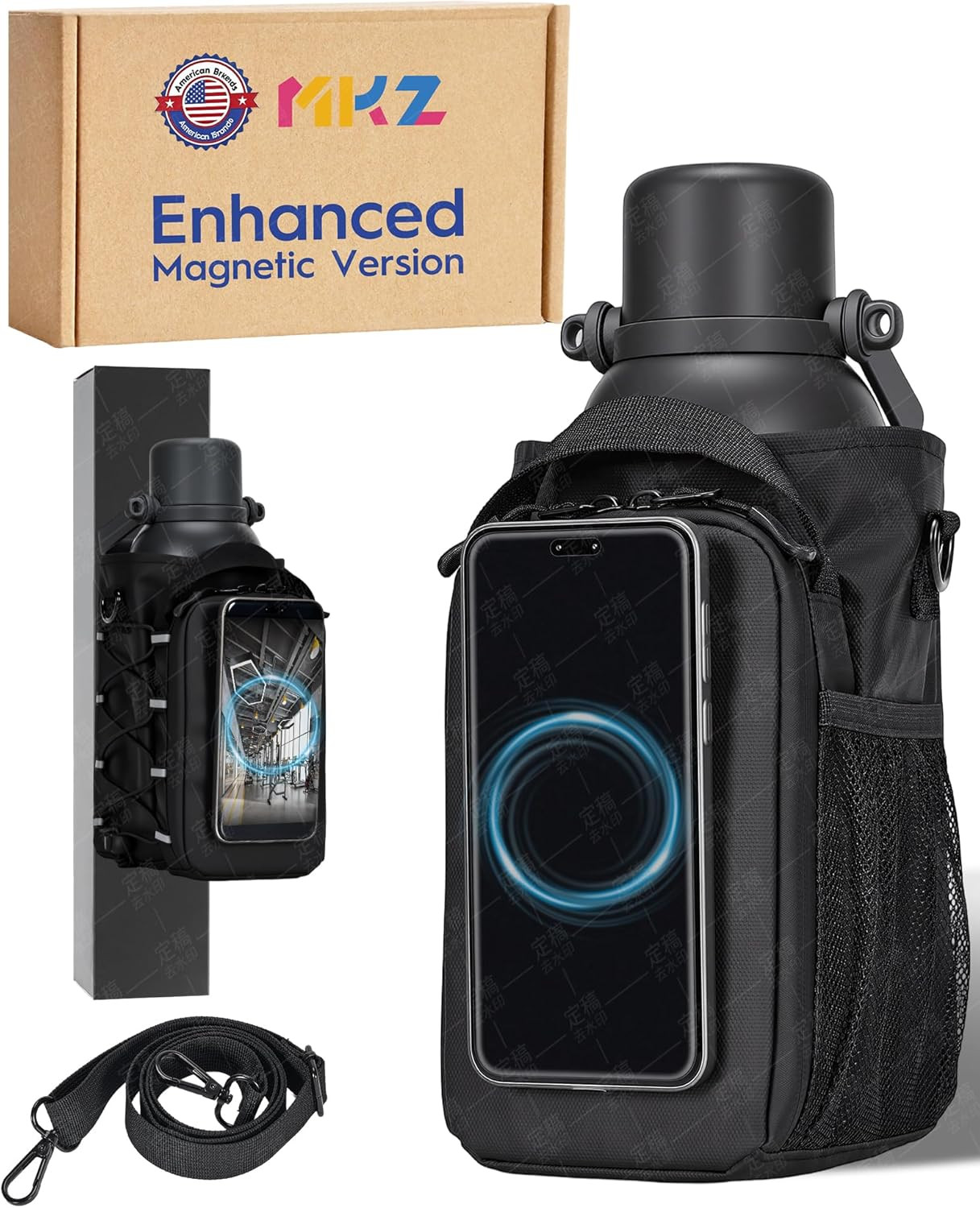 Magnetic Gym Bag for Men & Women – Strong Magnetic Phone Holder for Gym Equipmen