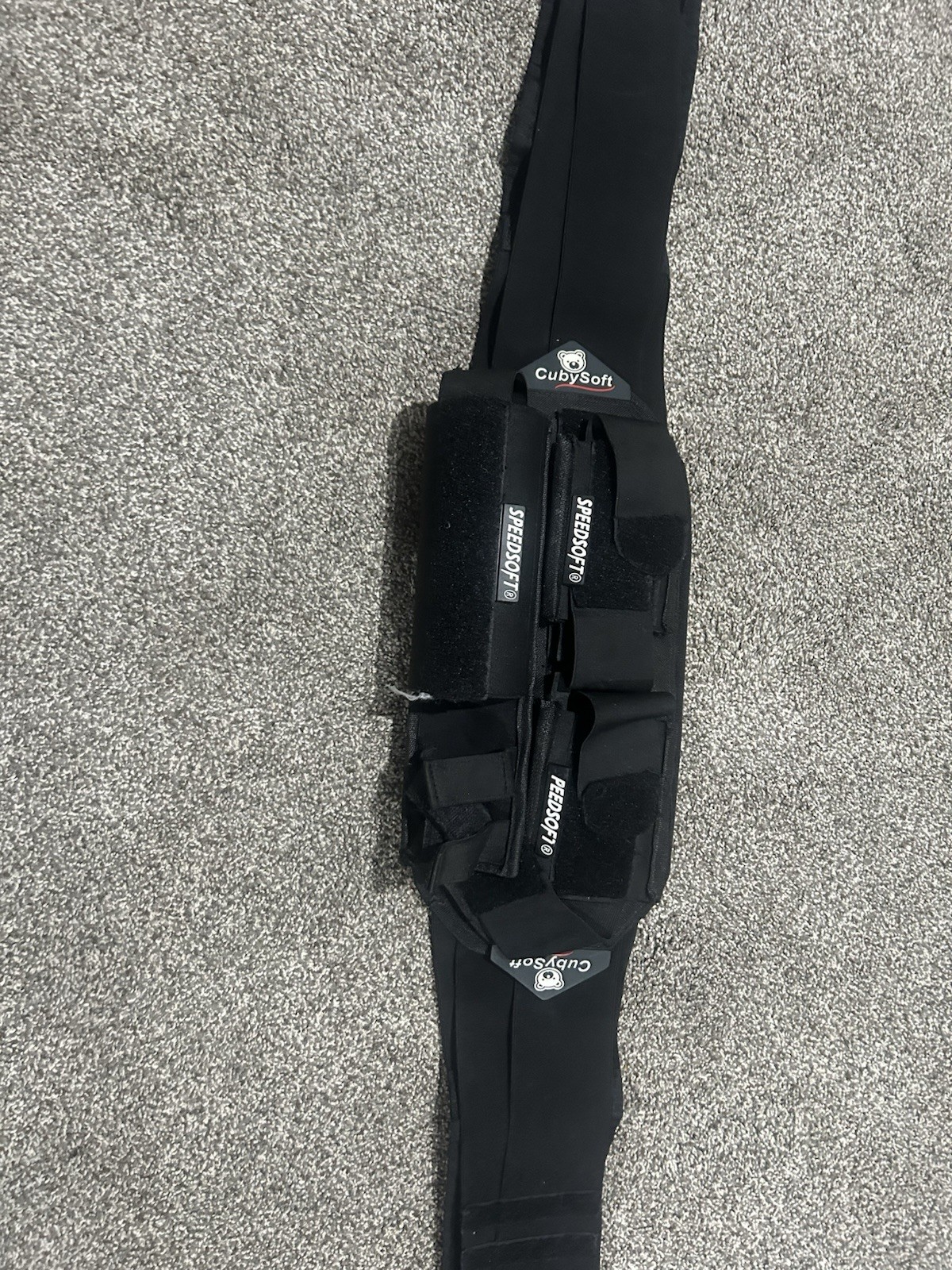 CubySoft Speedsoft  Harness Black Size Medium for Speedsoft