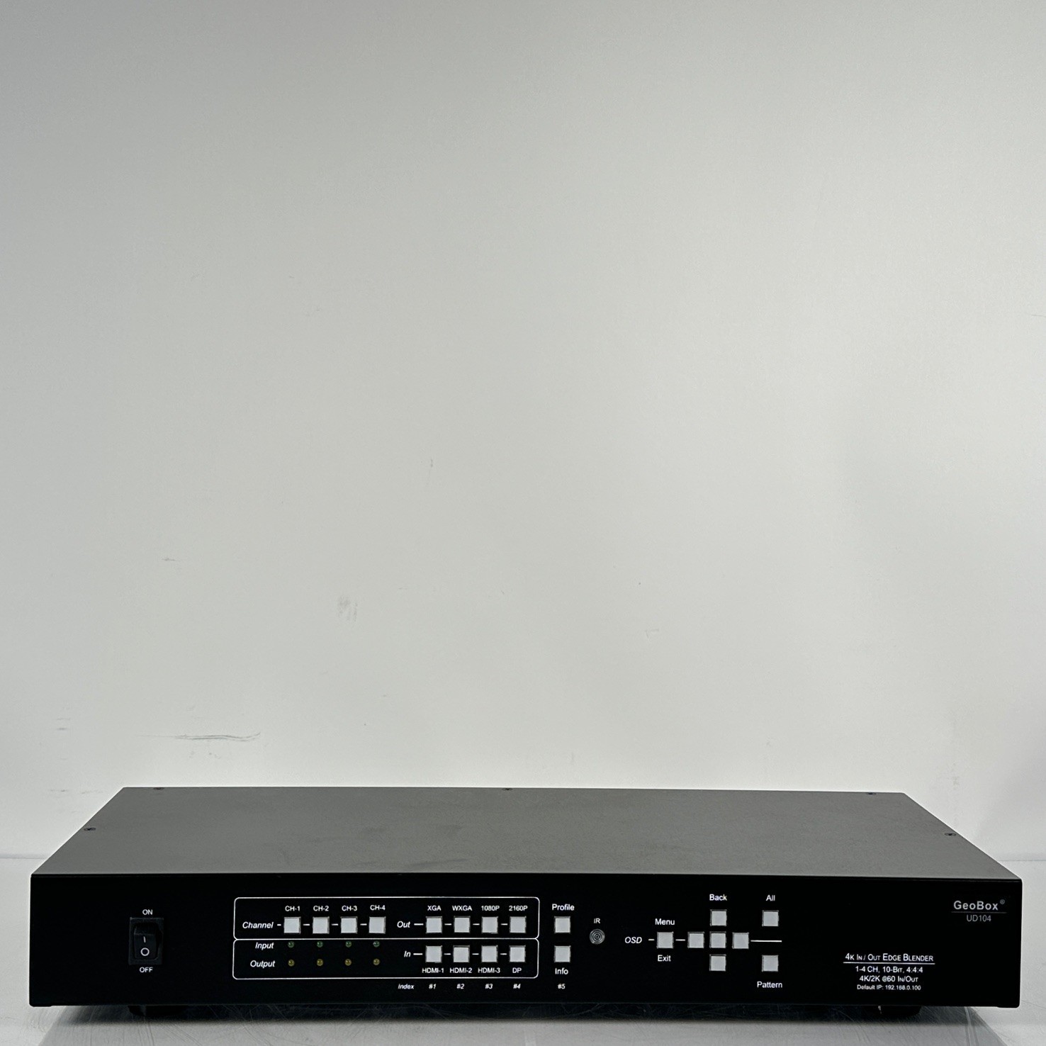 GeoBox UD104 Quad Channel UHD Edge Blending Processor