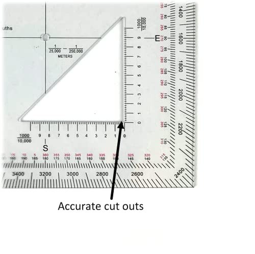 Navigation Kit - Lensatic Compass, Protractor, Pace Counter & Map Markers Set
