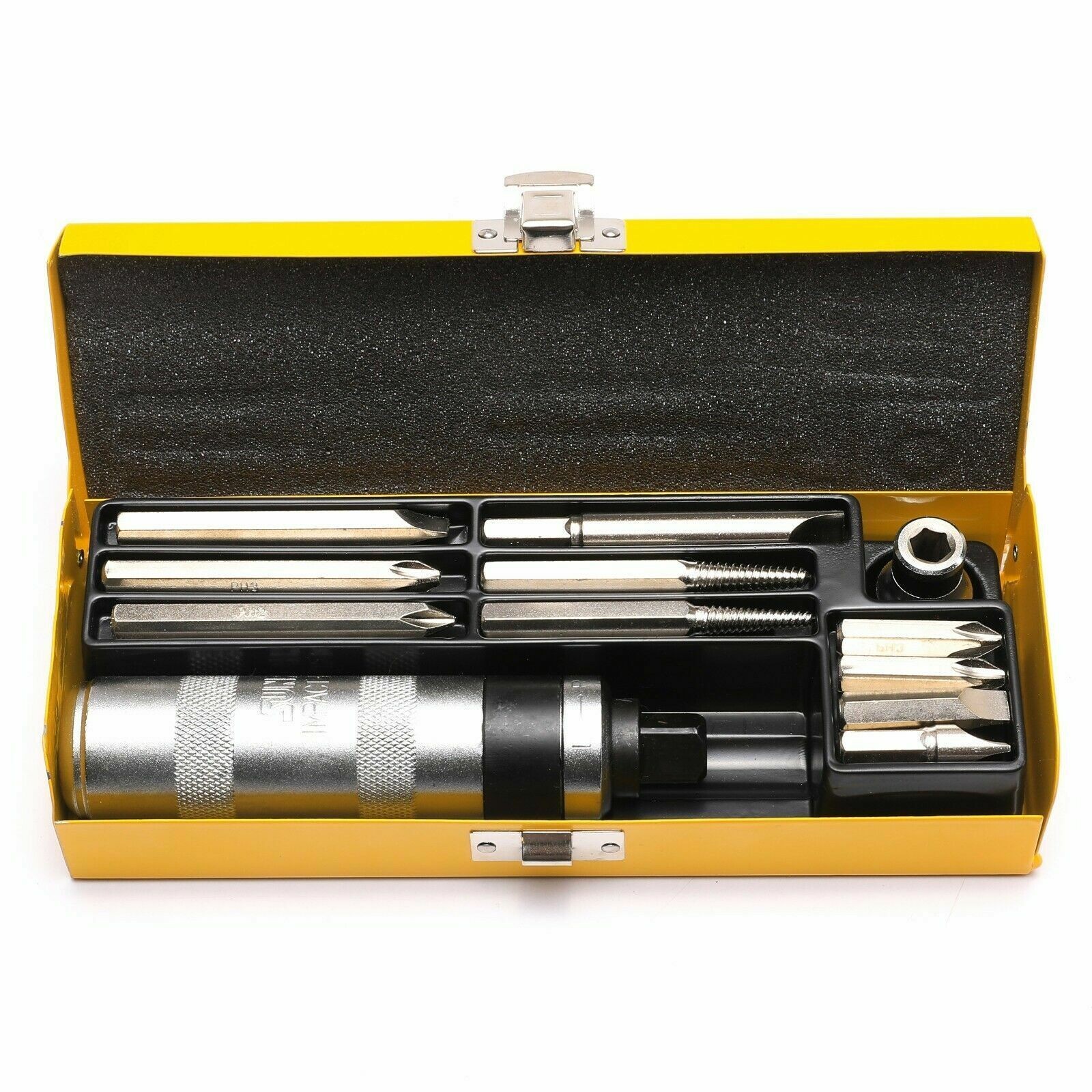 Auto Manual Reversible Impact Driver Kit Automotive Impact Hammer Screwdriver US