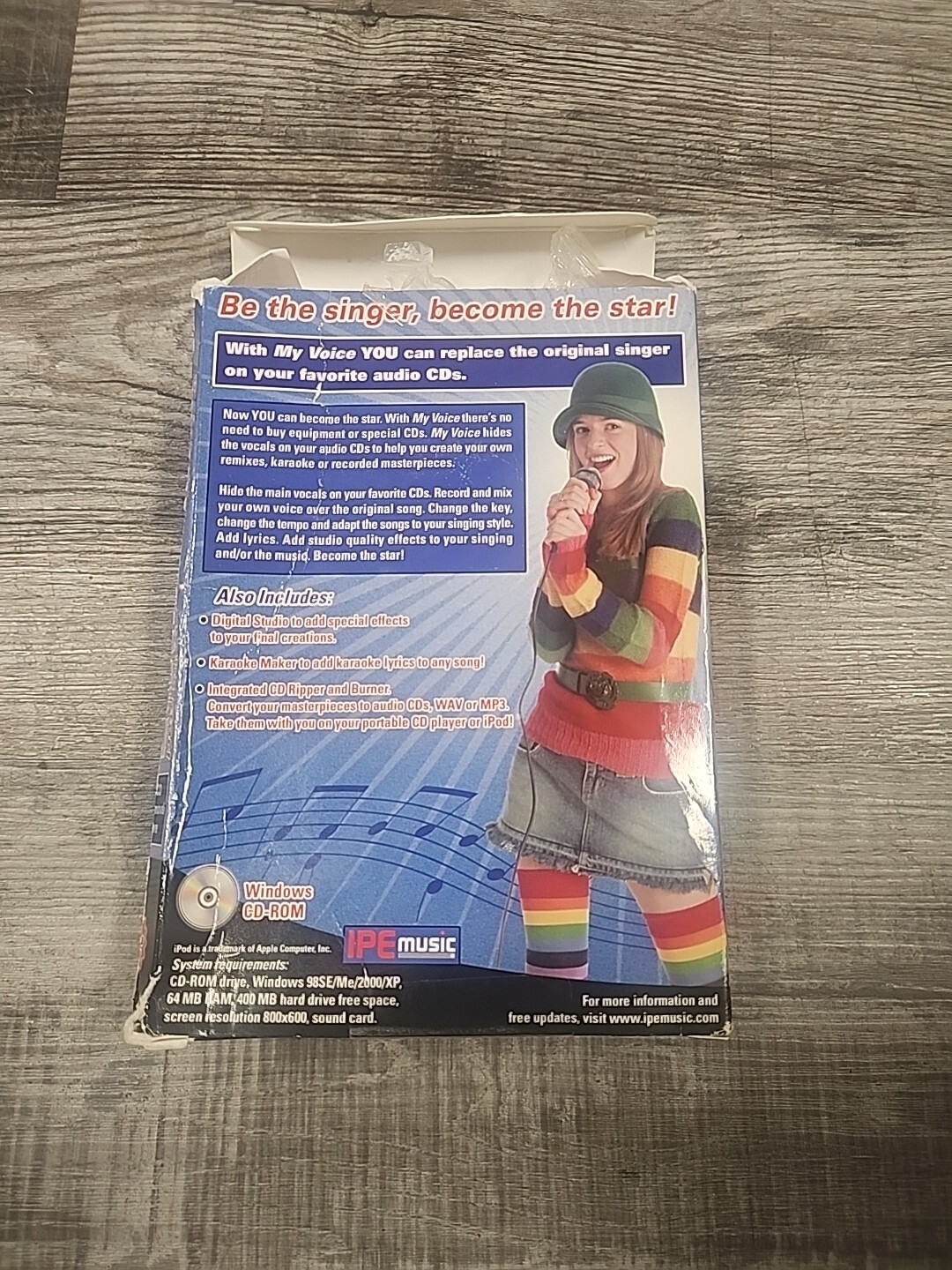 My Voice vocal removal software - karaoke music software - microphone - IPE