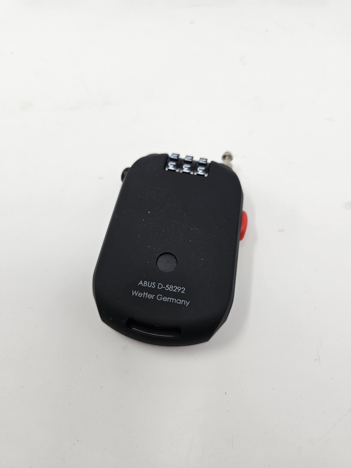Abus 2502/85 Cable Lock Combination Key Type Plastic