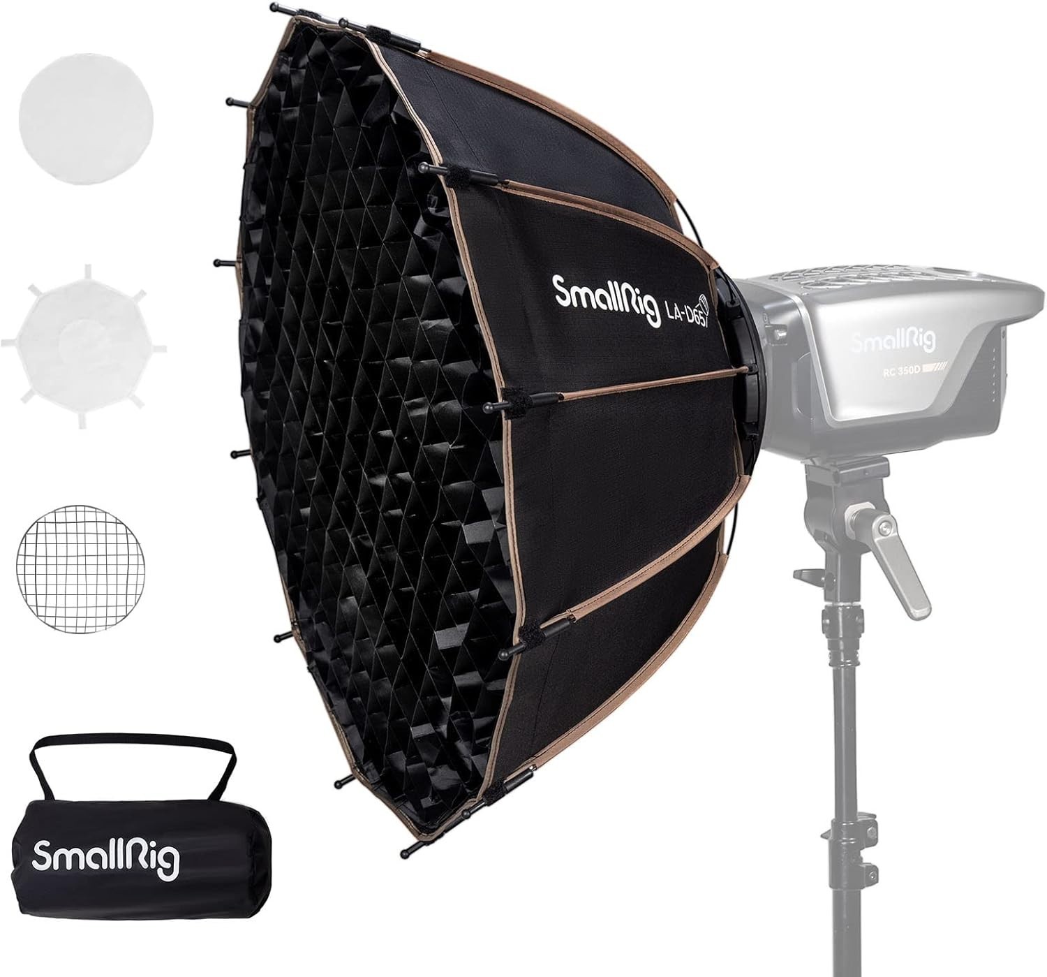 Professional 65cm Parabolic Softbox with Diffusers - Easy Quick Release Feature