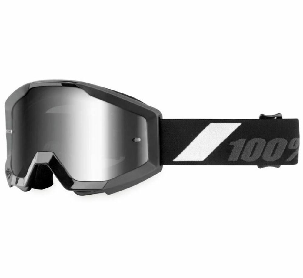 New 100% Brand Strata Jr. Youth Goggles Goliath with Silver Mirror Lens  952077