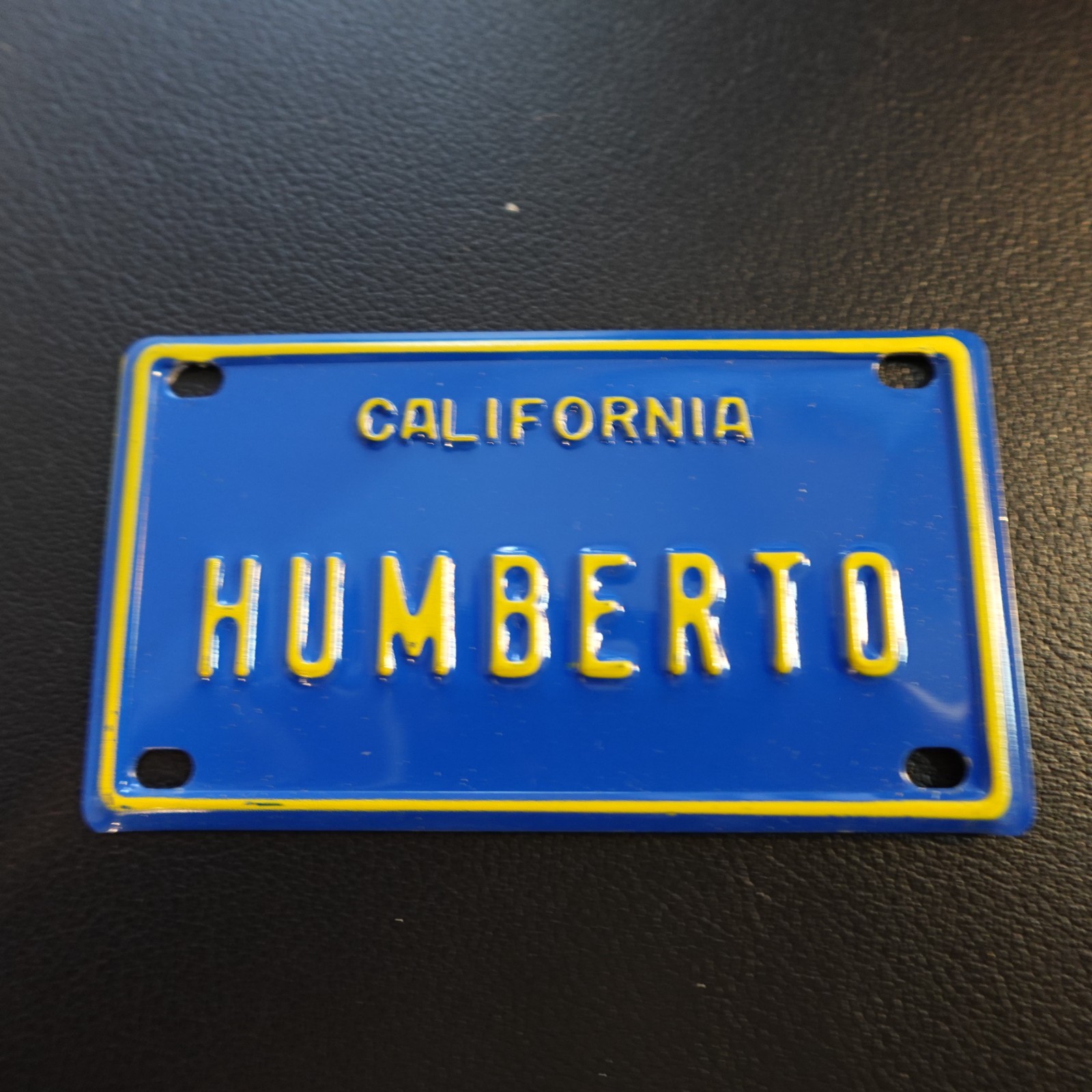 Humberto Mini License Plate Personalized Name California Novelty Gift Kids Bike