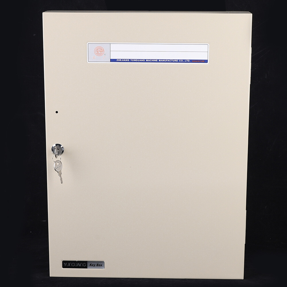 80 Keys Wall Mount Double Sides Lock Box Tiered Storage Safe Cabinet W/Pull Ring