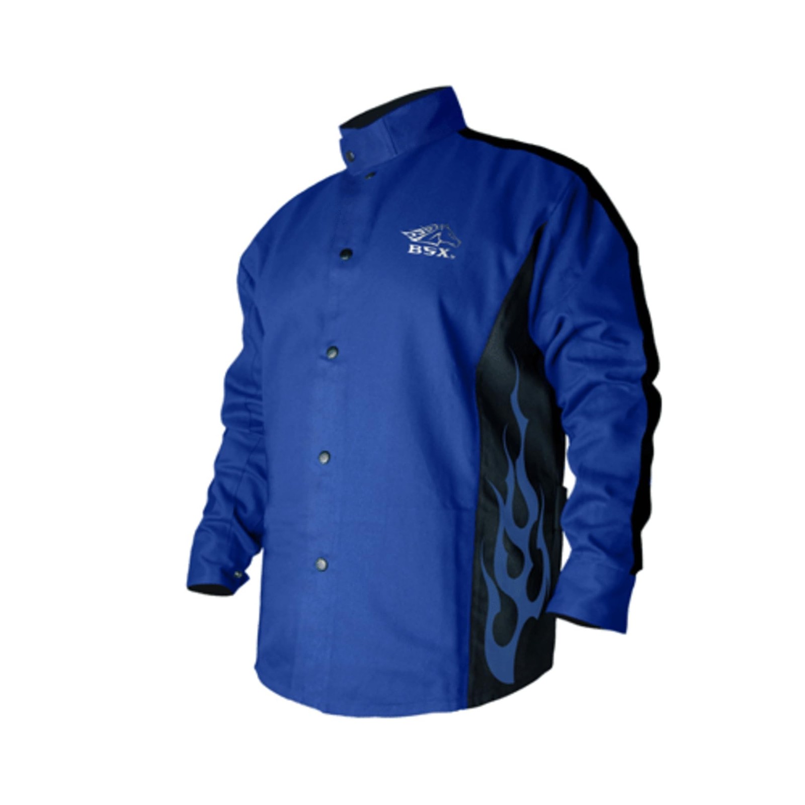 BSX Black Stallion (BXRB9C) 9 oz Contoured Flame-Resistant Cotton Welding Jac...