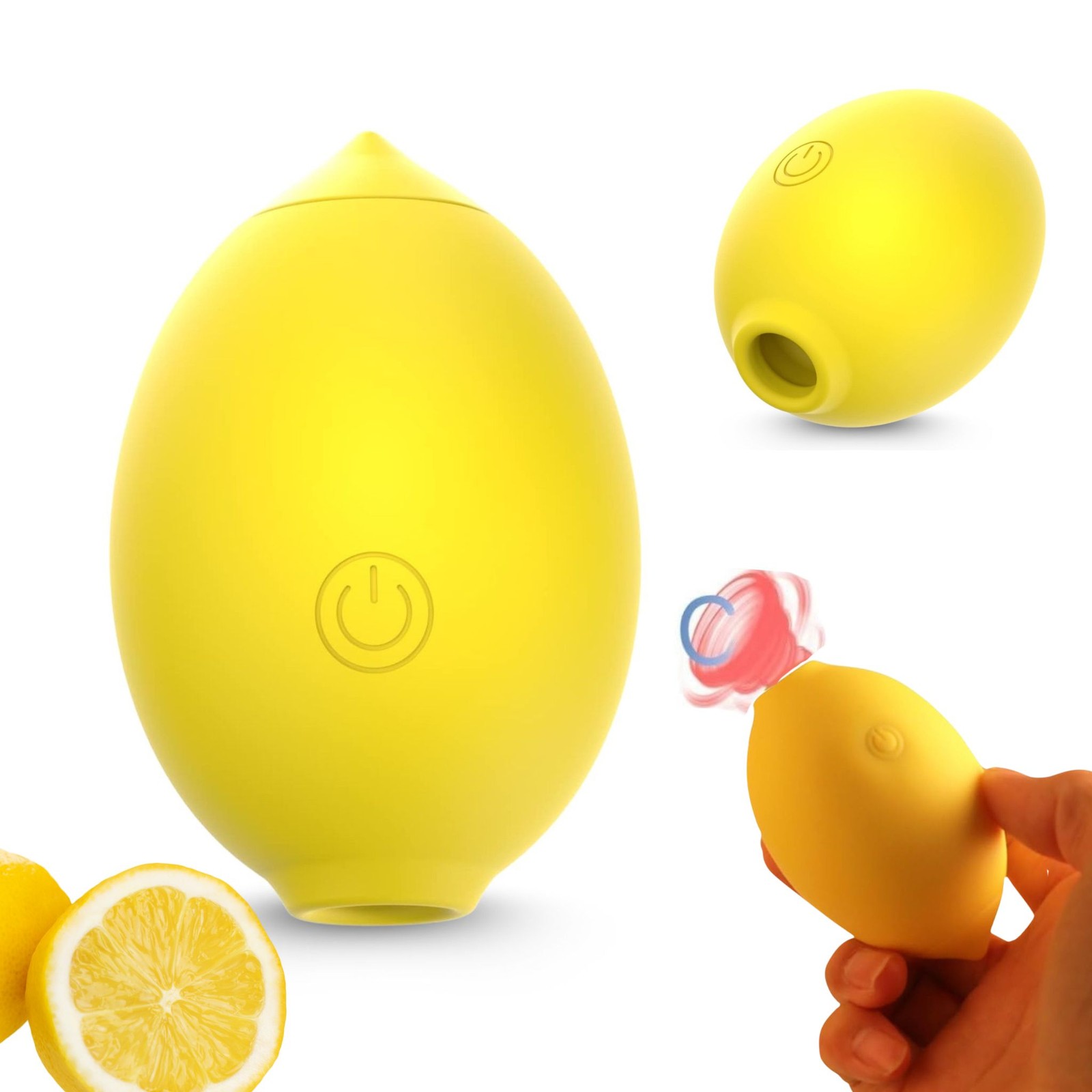 Lemon Air Sucking Clitoral Stimulator Massager Vibrator Sex Toys