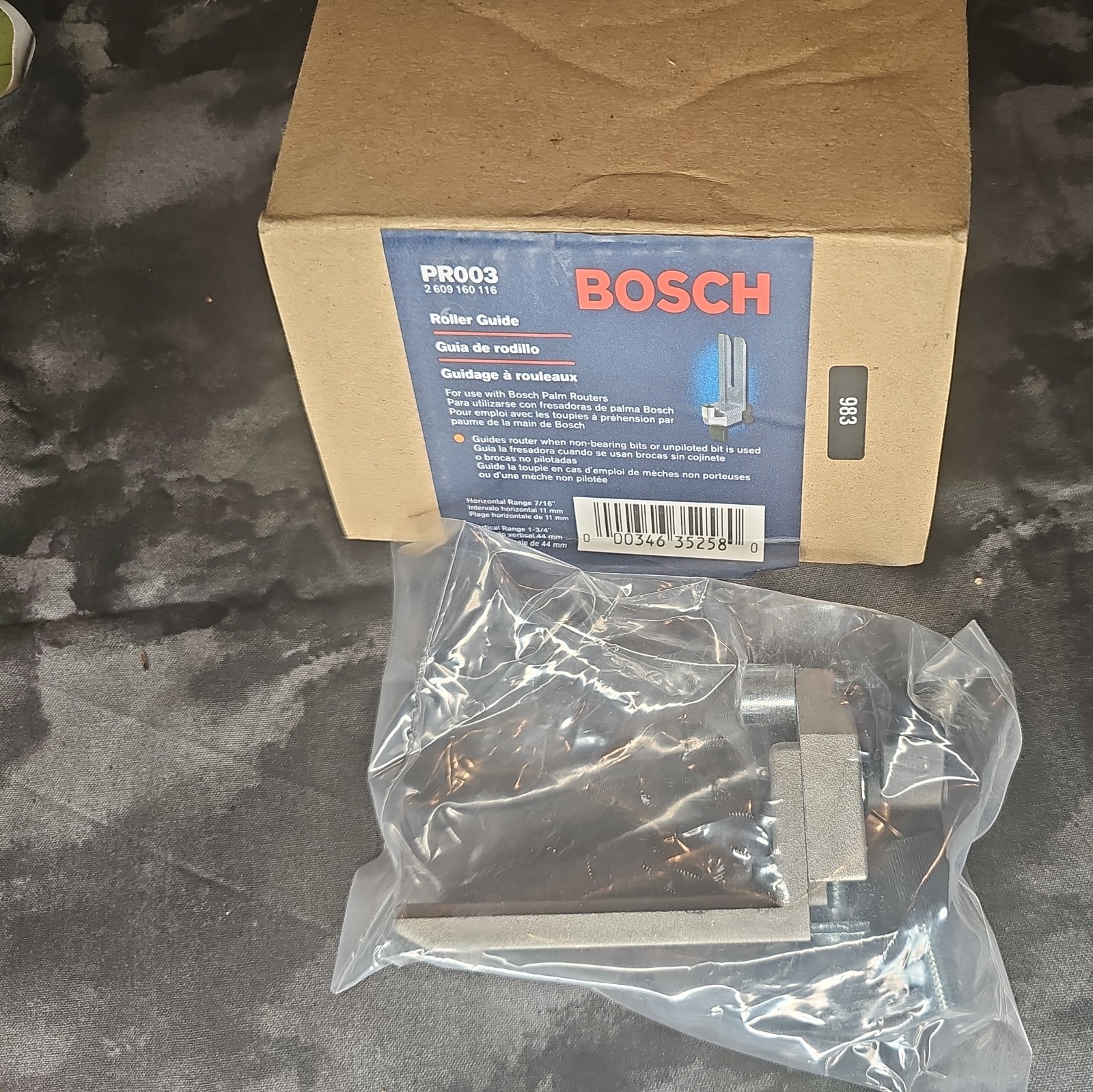 BOSCH PR003 ROLLER GUIDE FOR PALM ROUTER NEW