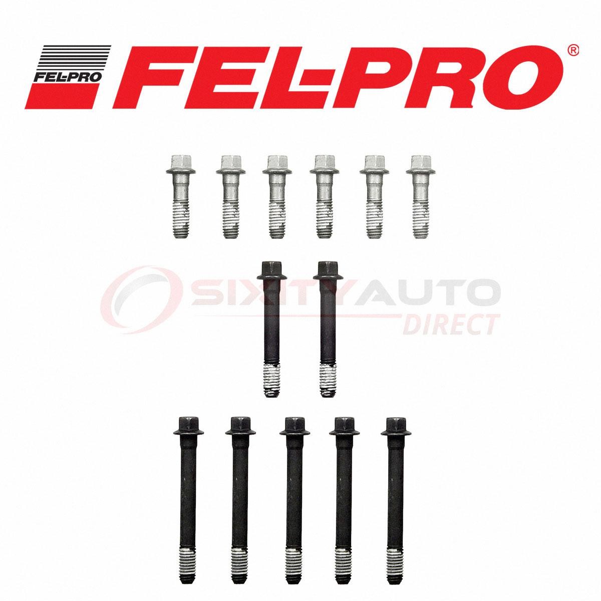 Fel-Pro Cylinder Head Bolt Set for 1985-1987 GMC Caballero 4.3L V6 - Engine zz