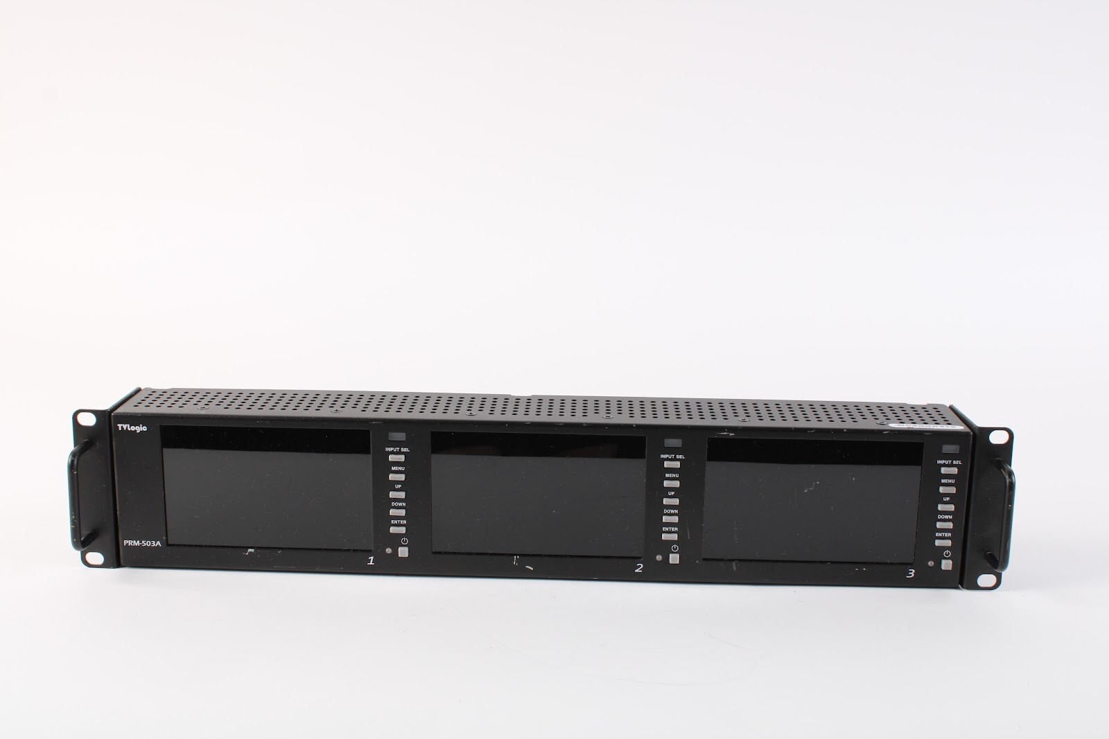 TVlogic PRM-503A 5" 800x480 Multi-Format Triple LCD Rack Mount - Scratch Cover