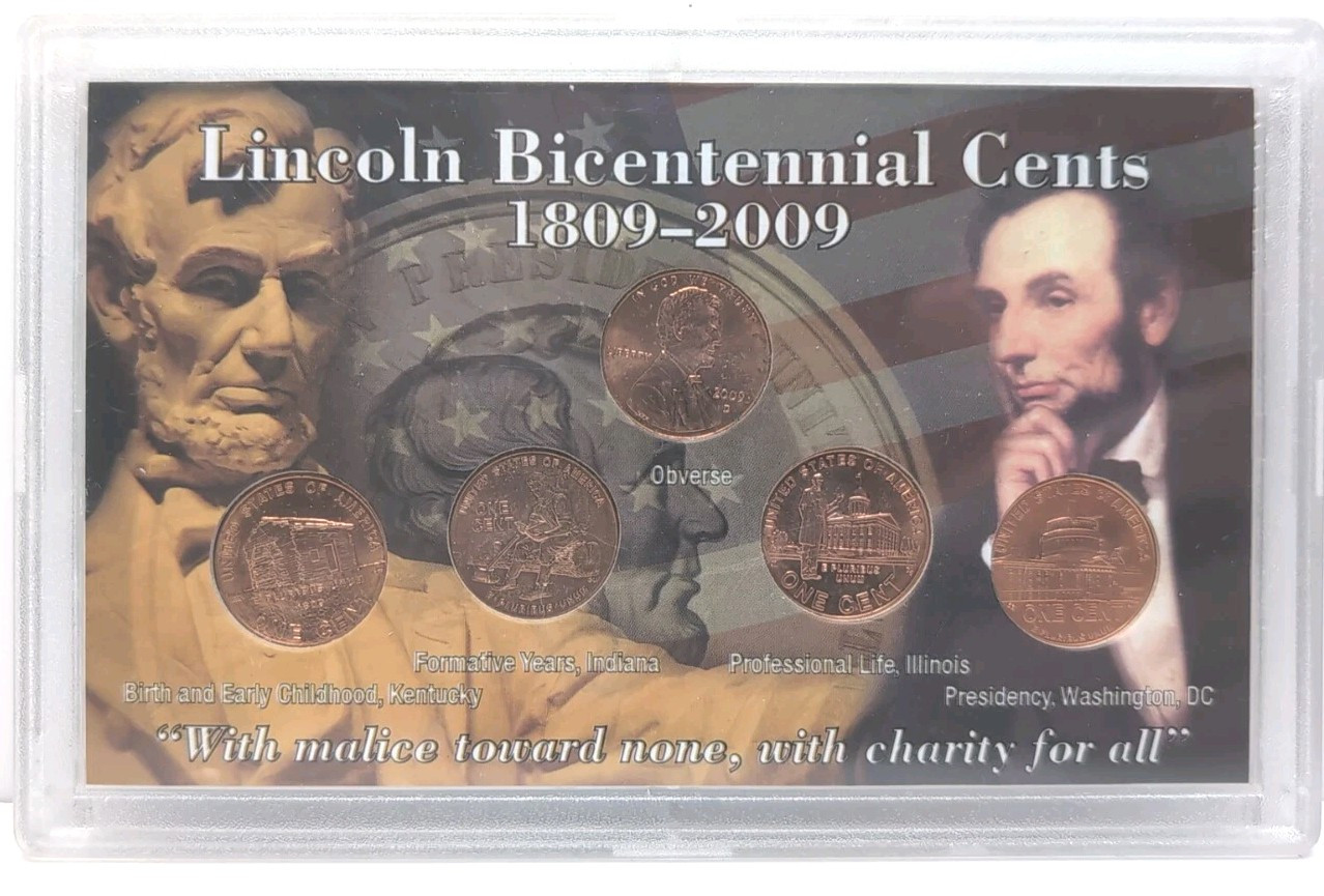 2009 - P & D Lincoln Bicentennial Cent Type Set in Whitman Holder - Uncirculated