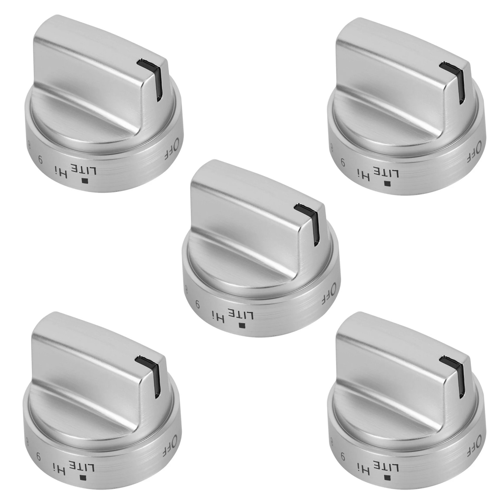 Easy Installation 5PCS Control Knob for GE Gas Range Stove Replacement Part