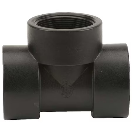 Banjo Tee200 Tee, Polypropylene, 2", Schedule 80, 300 Psi Max Pressure