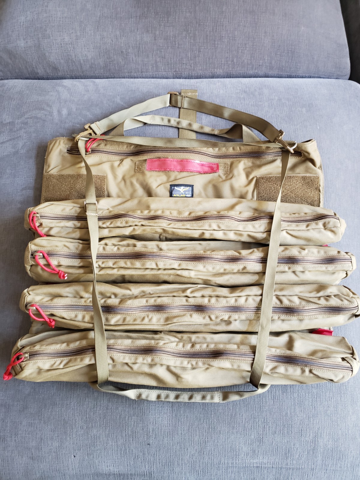 Atlas 46 Yorktrown Large Tool Roll 4 Pouch - Coyote Tan 23" x 19" - BRAND NEW!