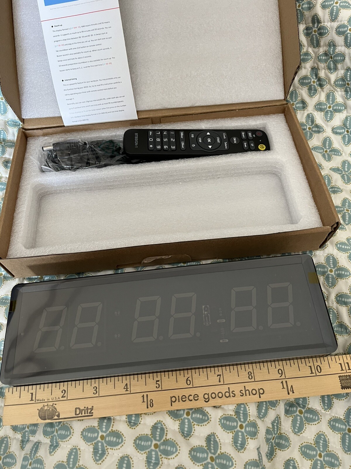 BTBSIGN LED GYM TIMER COUNTDOWN