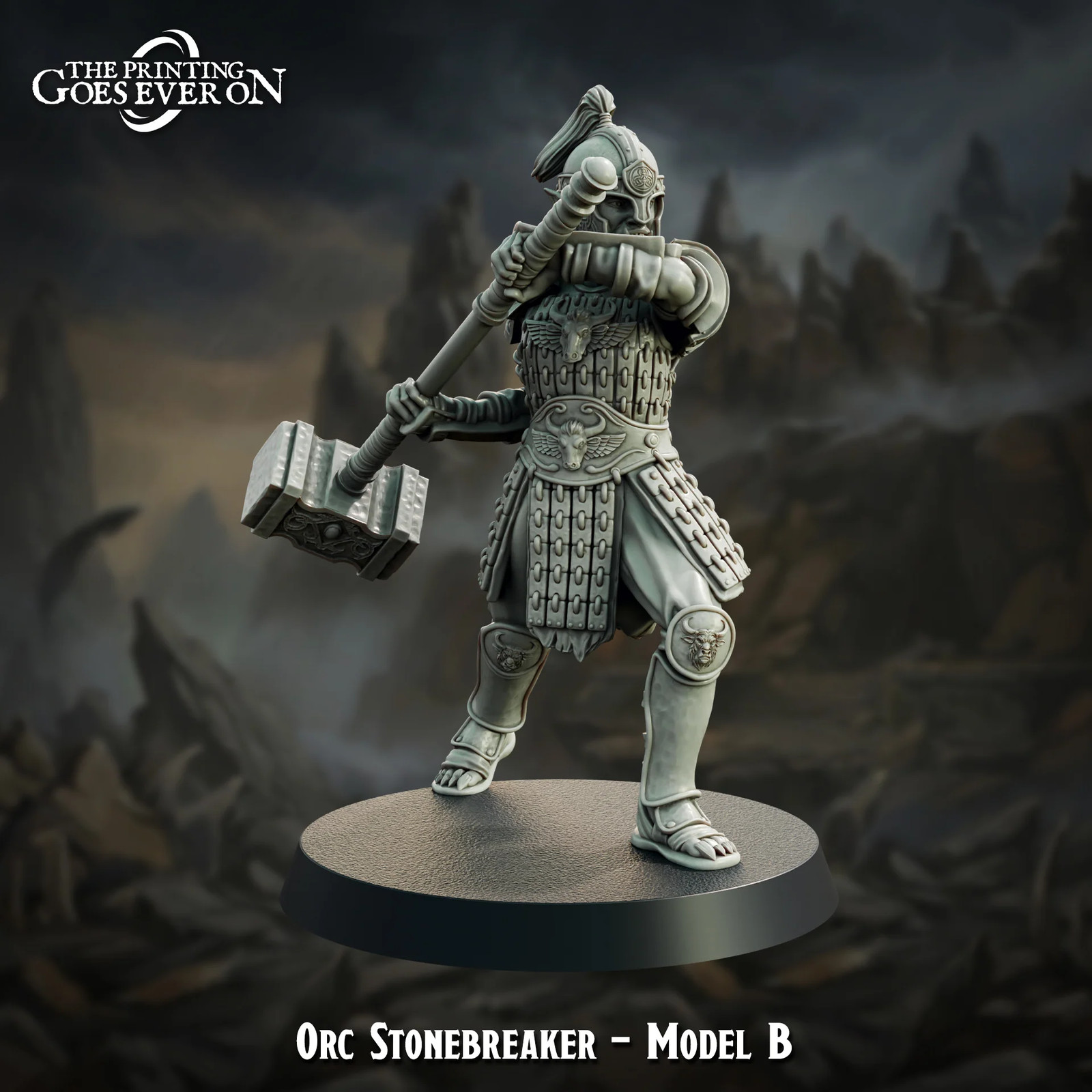 Orc Stonebreakers - Resin Tabletop Miniature