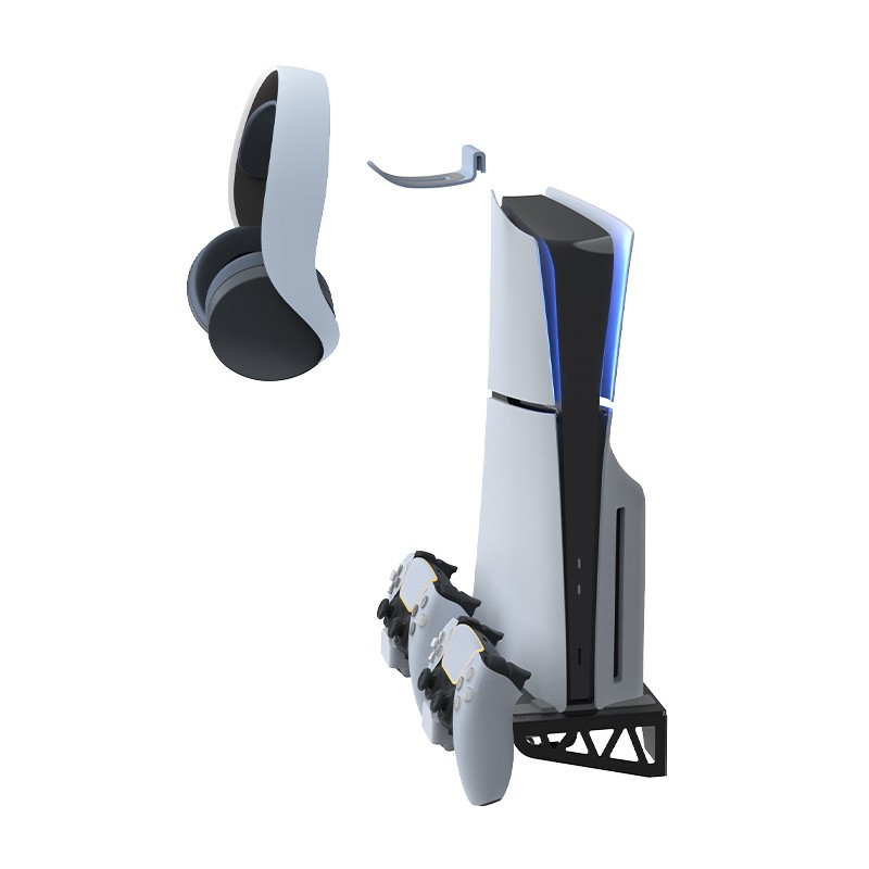 For PS5 Slim Console Host Horizontal Mount / Wall Mount Stand Holder Accessories