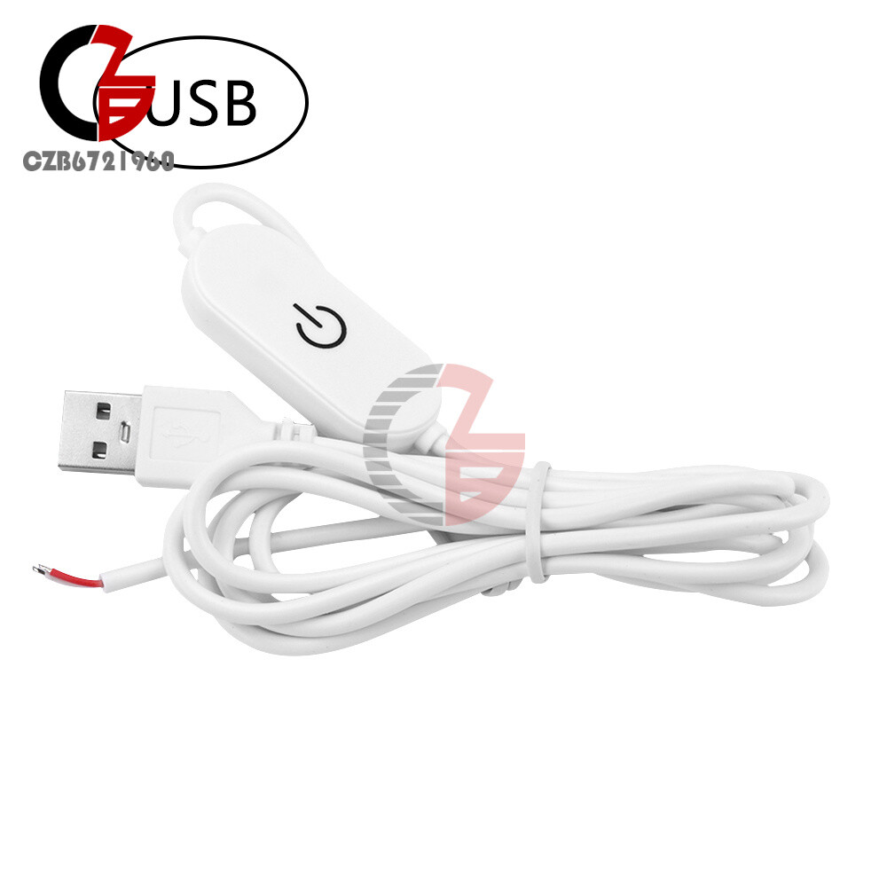 2A Touch Switch Controller USB / DC Dimmer Switch Cable for LED Strip Light