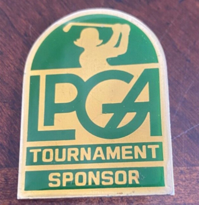 LPGA Sponsors PIn Vintage Used