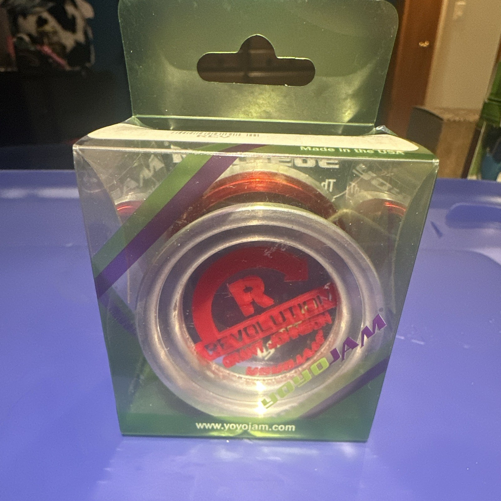 Rare YoYoJam Revolution Yo-Yo Grant Johnson Signature Red Clear w/ Box YYJ