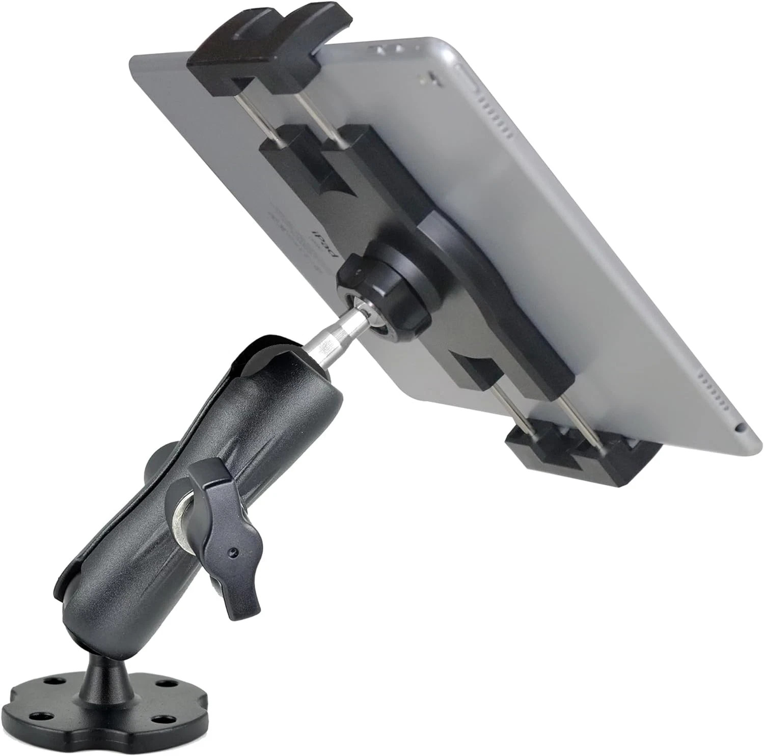 Heavy Duty Tablet Mount for Truck & Vehicle, Drill Base Tablet Holder for Truck