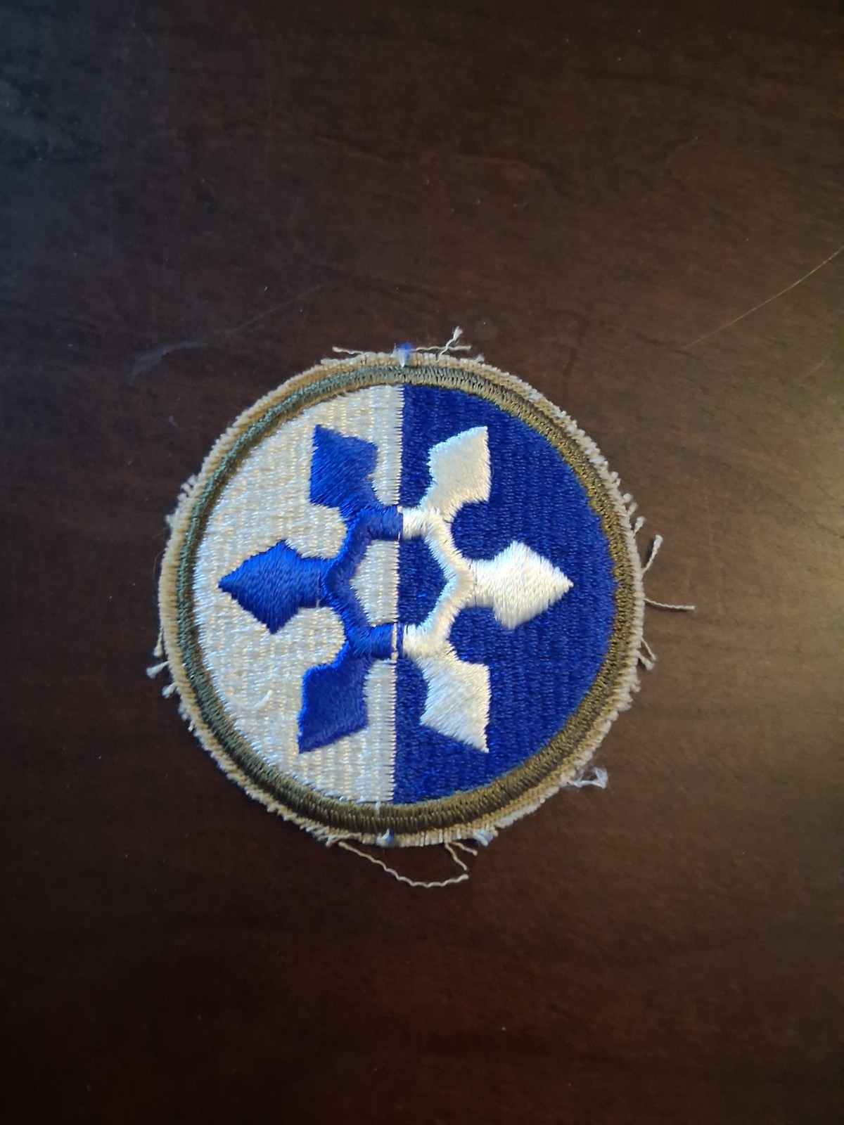 33RD CORPS GHOST UNIT PATCH WWII