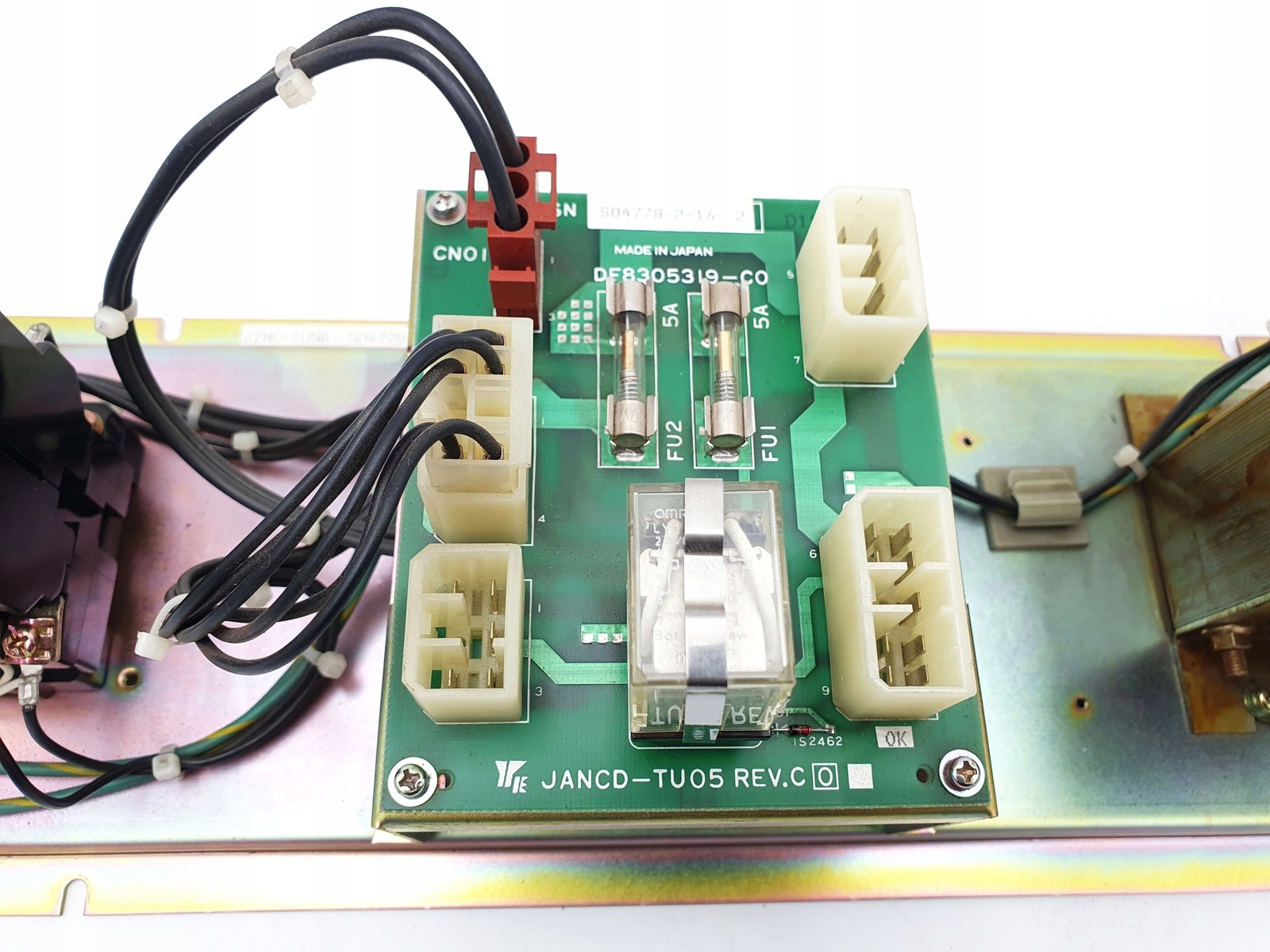 RELAY BOARD YASKAWA JANCD-TU05 REV.C0 DF8305319-C0