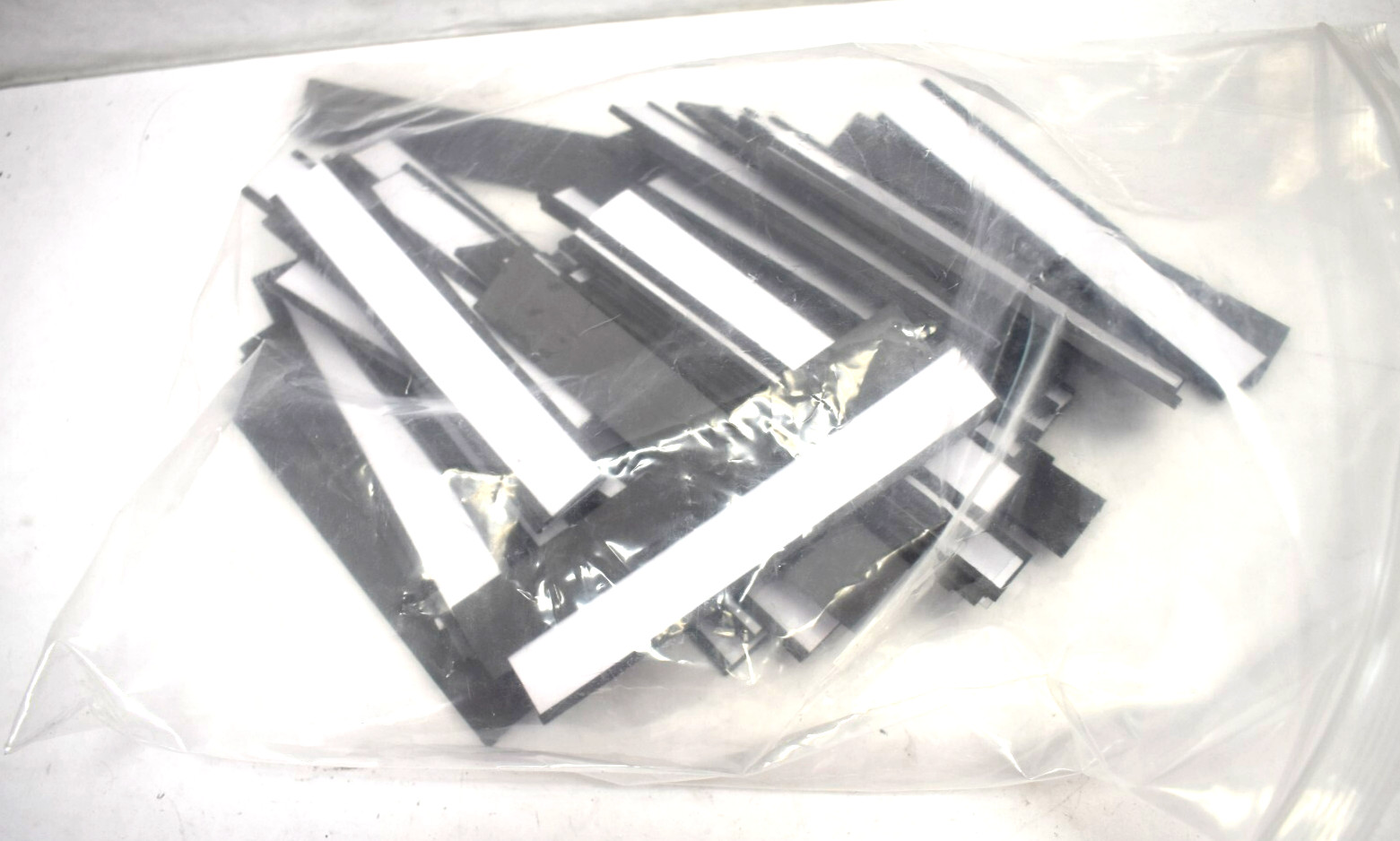 Lot of 73 SmartSign Magnetic C Channel Label Holders 1" x 6" For Metal Racks