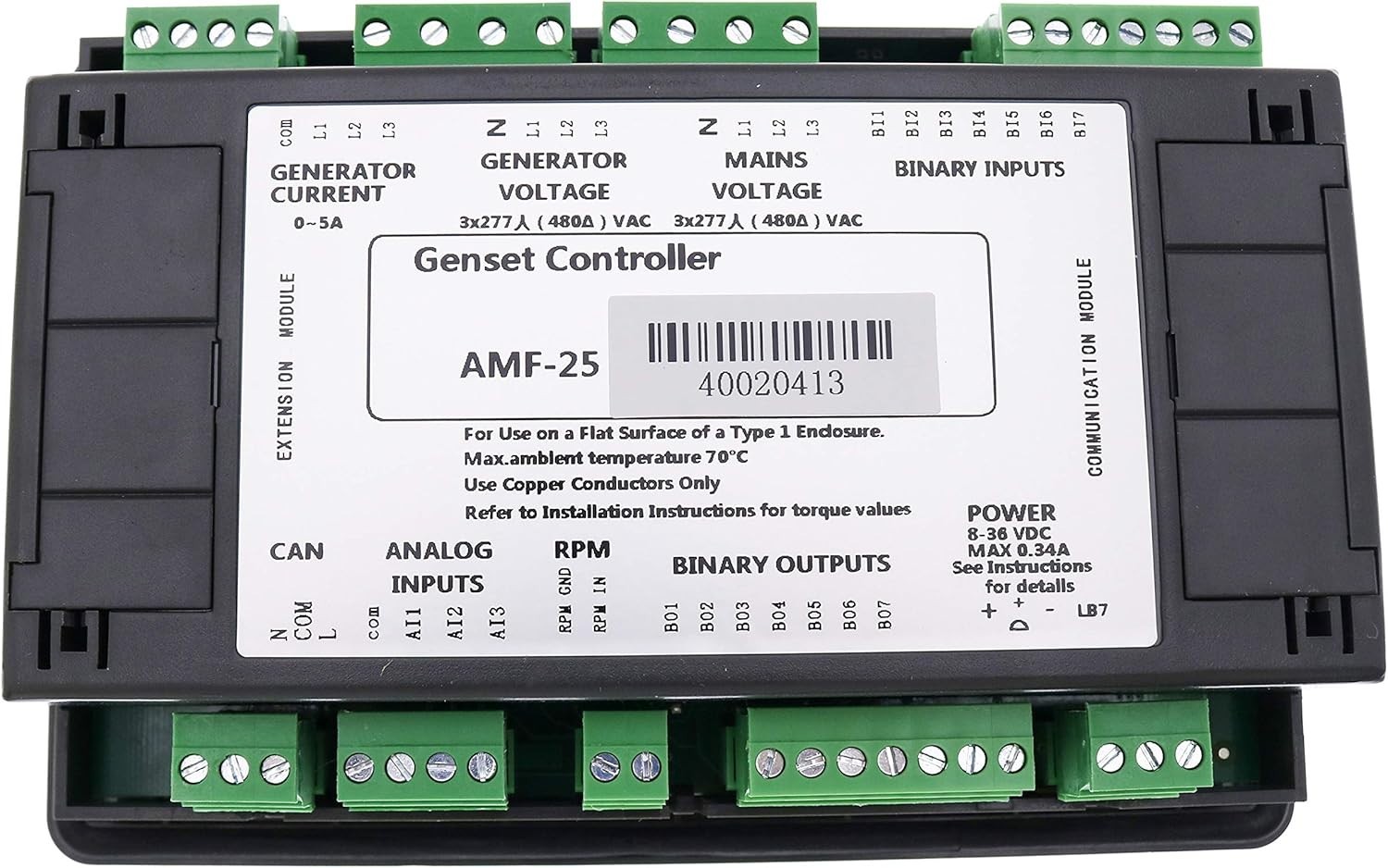 Genset Controller InteliLite NT AMF25 Control Panel for ComAp Gen-Set AMF-25