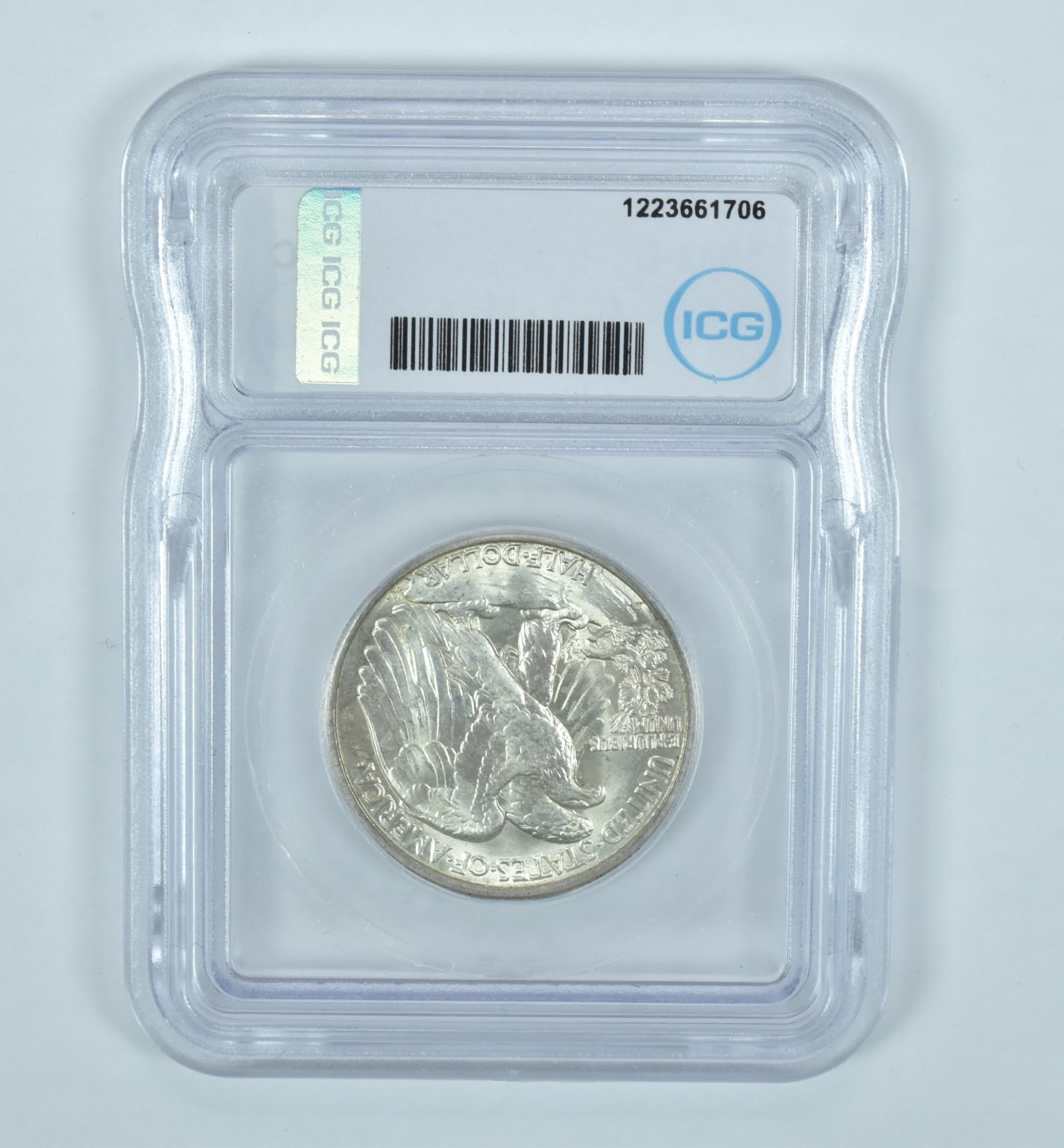 1942-D Walking Liberty Half Dollar MS63 ICG