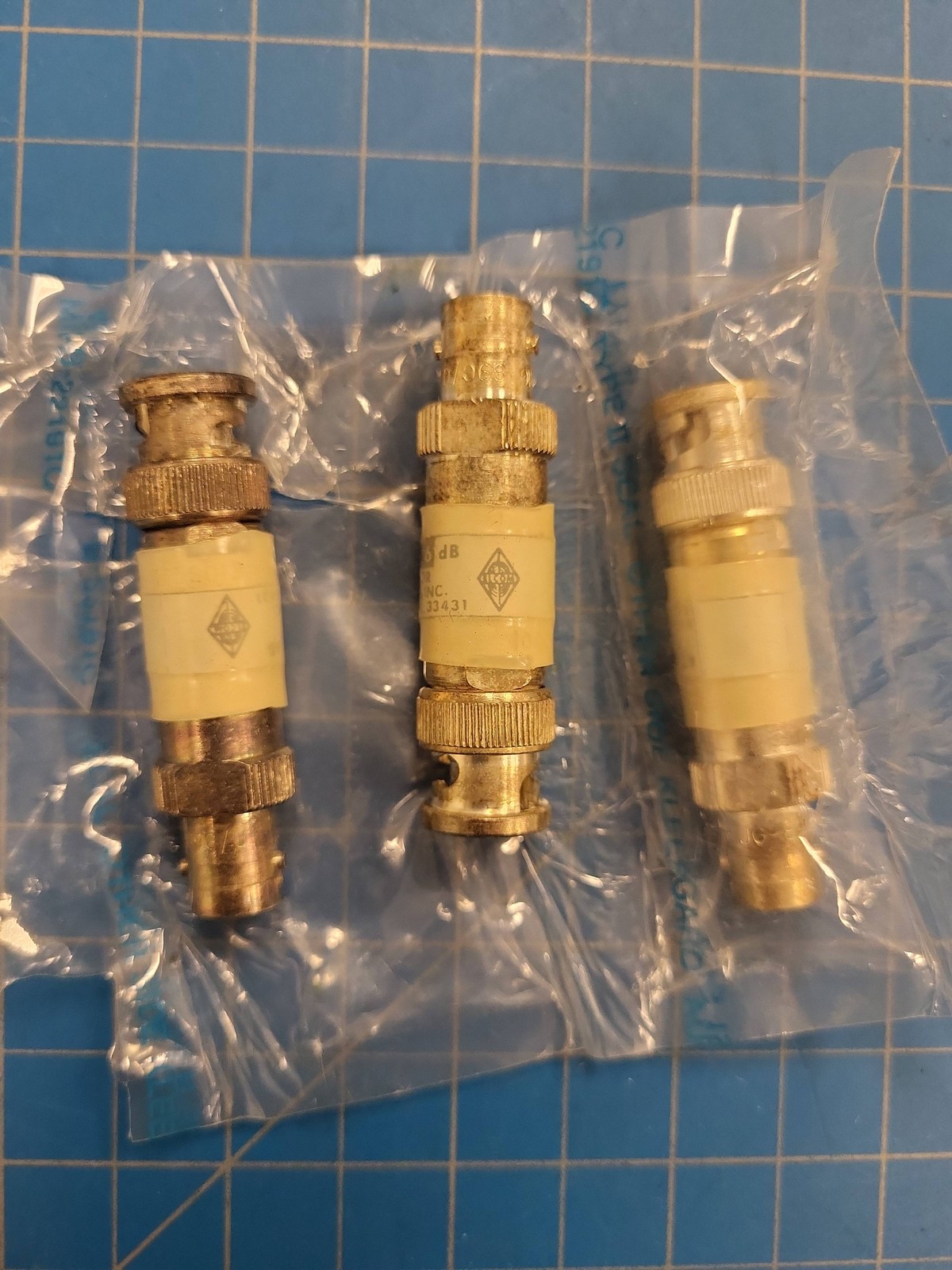 3pc ICOM AT-51 Attenuator System Lot Radio Ham Amateur Radio Equipment Parts