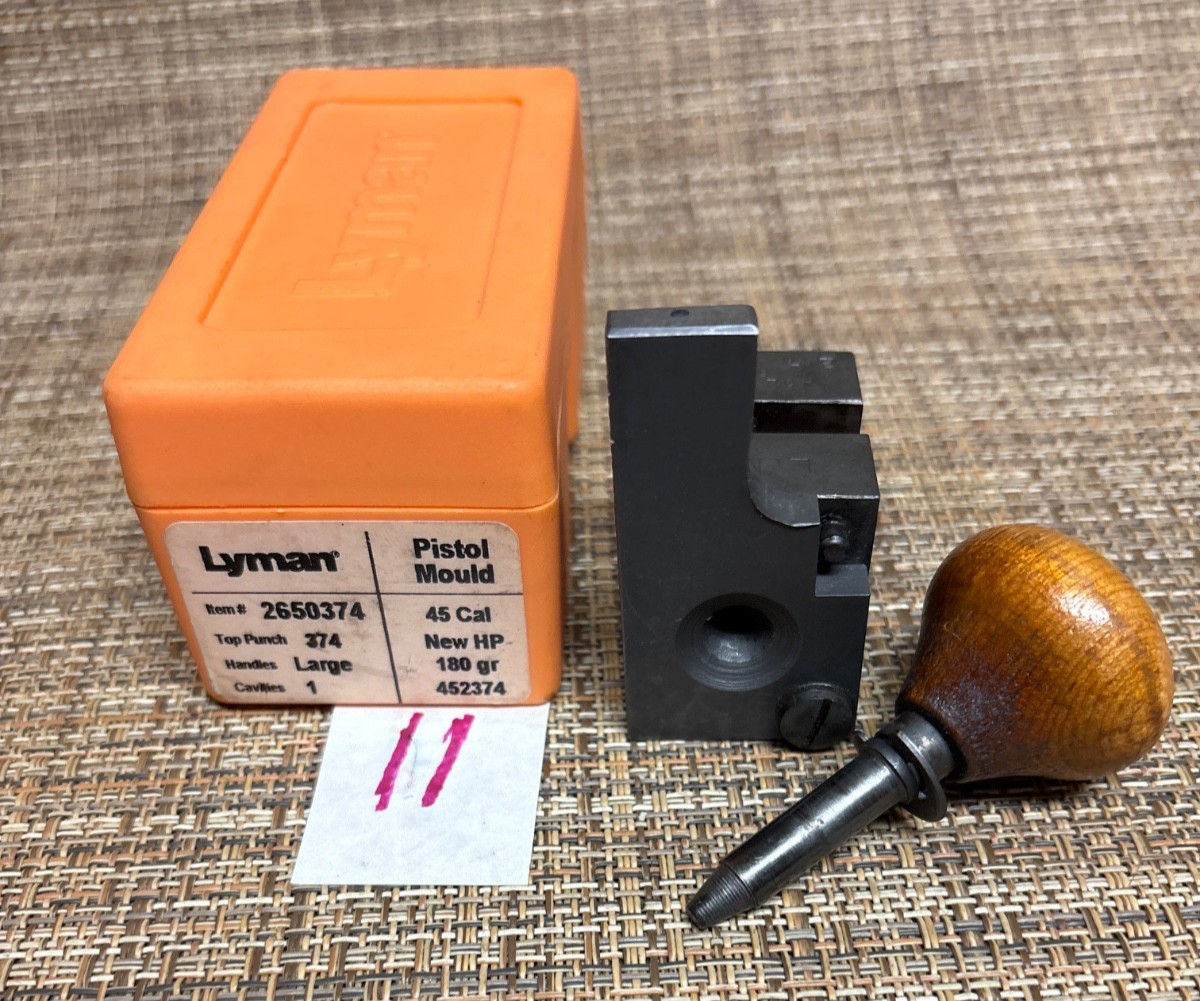 Lyman 452375 GV Single Cavity Bullet Mold .45 Cal 180 Gr HP