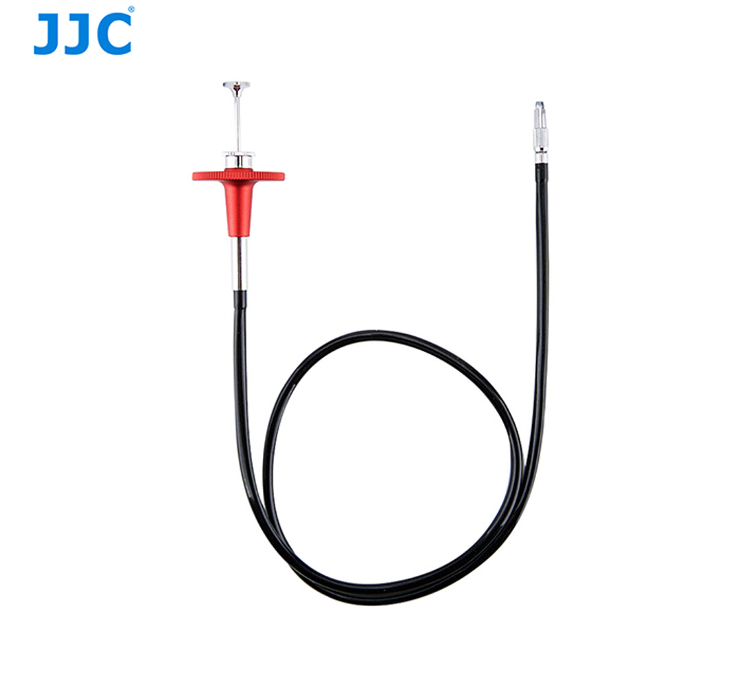 JJC TCR-70R Red / Black 70cm Premier Threaded Mechanical Cable Release