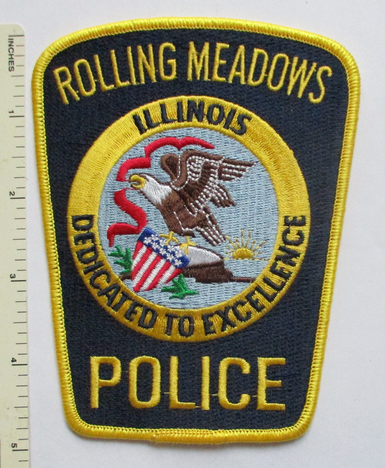 ROLLING MEADOWS ILLINOIS POLICE PATCH Original