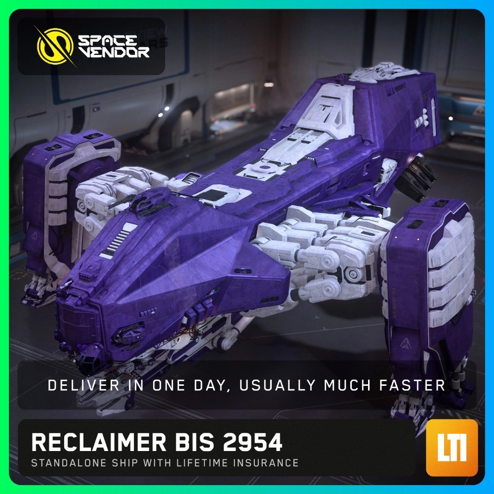 Star Citizen Reclaimer BIS Best In Show 2954 LTI Lifetime Insurance CCUd