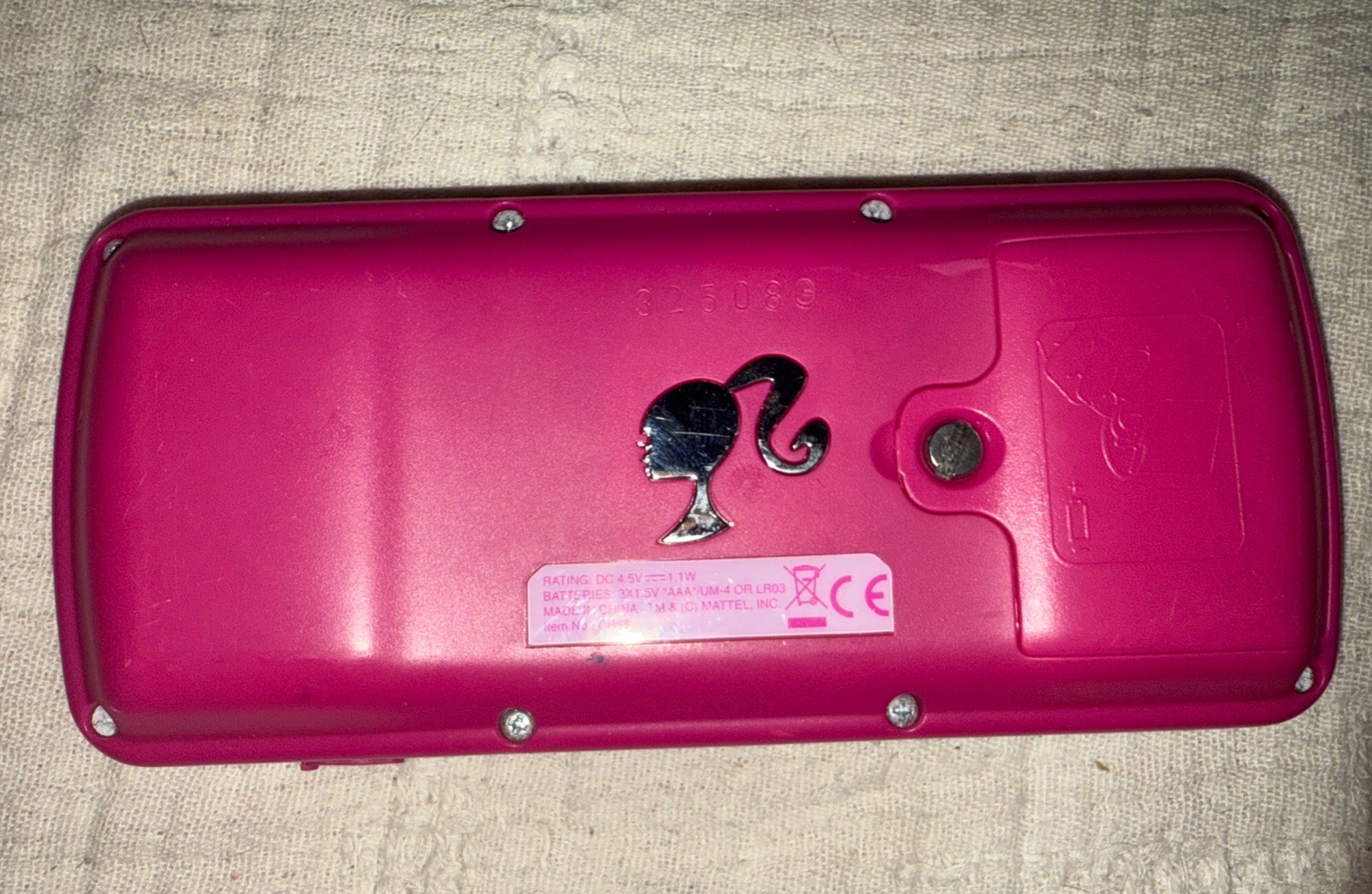 Barbie Inspired Handheld Learning Game Educational Electronic Toy UNTESTED