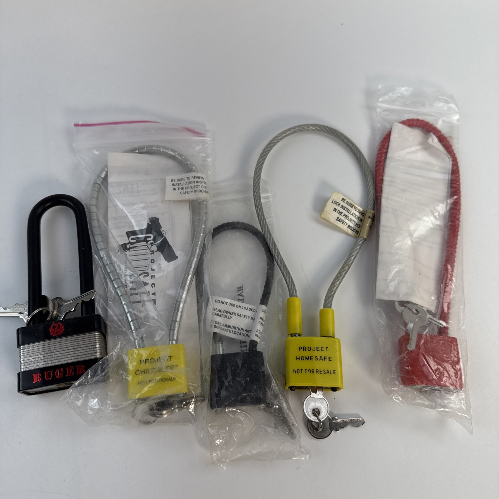 Gun Locks Misc Lot of 5