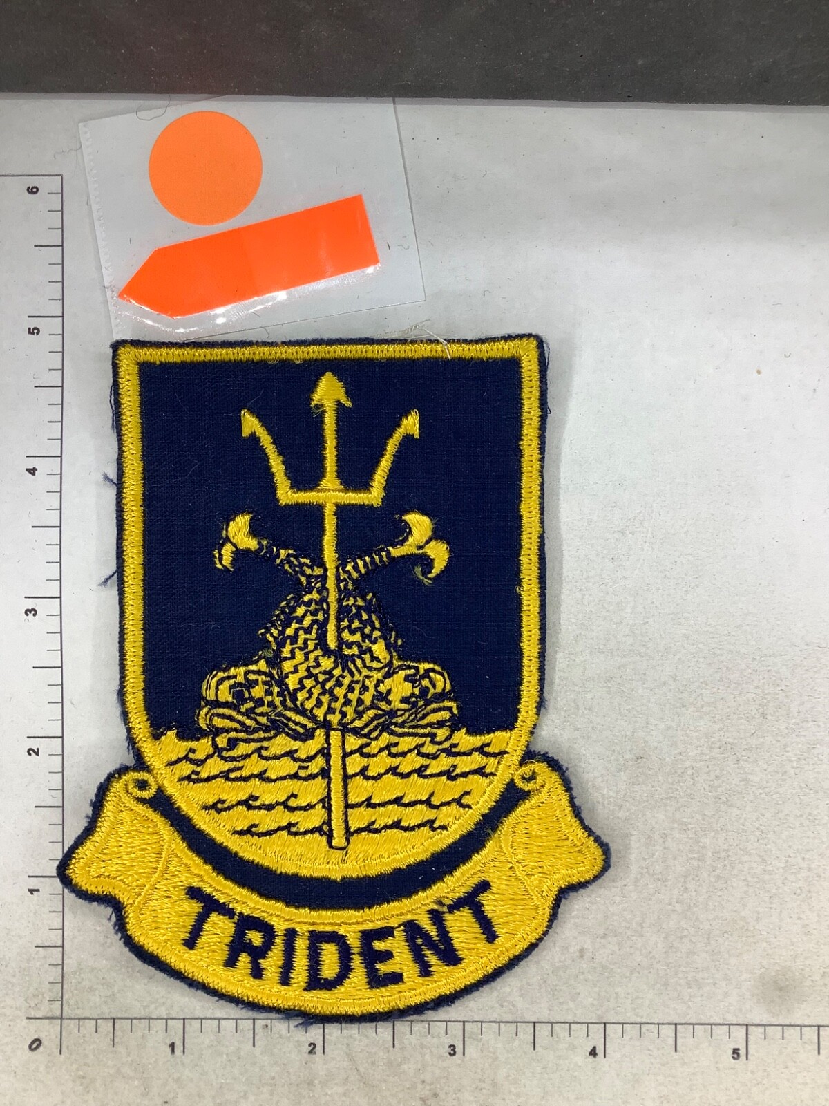 VINTAGE US NAVY TRIDENT SQUADRON PATCH