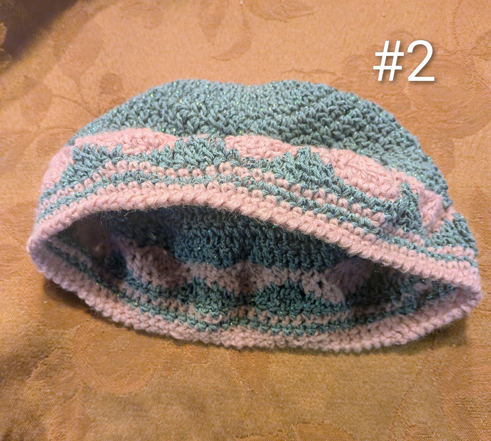4 (One Of a Kind) Handmade Crocheted, Children's Hats