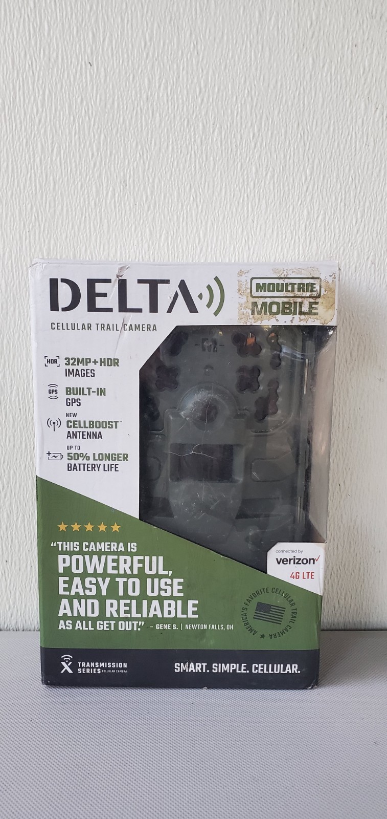 Moultrie Mobile Delta Cell Camera HD Images/Videos 32mp Resolution 80ft Range