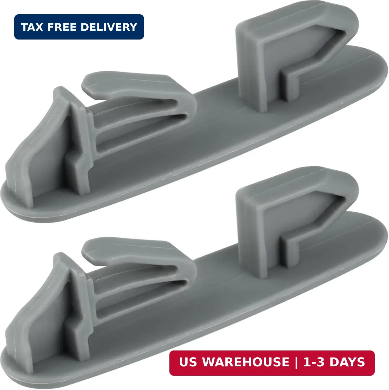 8565925 Dishwasher Upper Rack Slide Rail Stop Clip Replacement, Fit for Whirlpoo