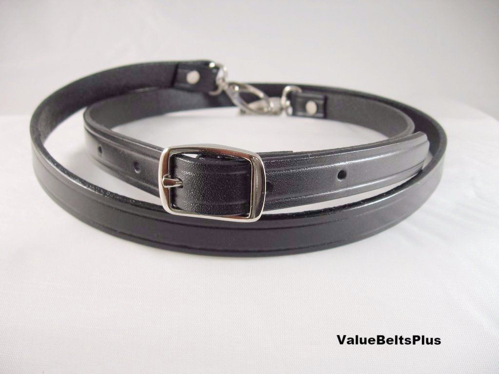 5/8" Cowhide Leather Adjustable Cross Body Purse Hand bag Replacement Strap