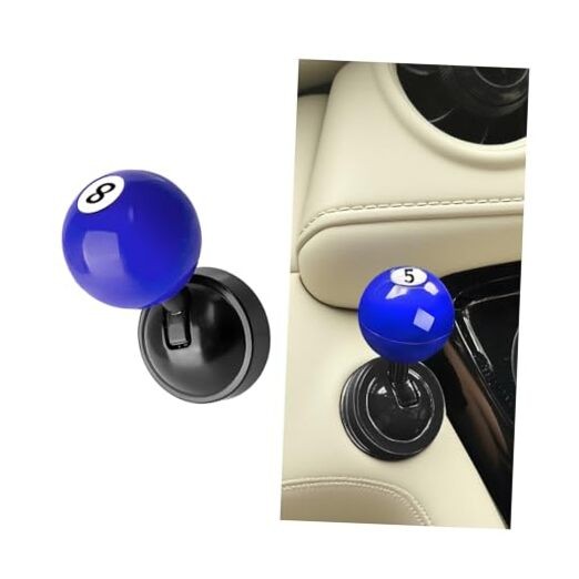 Car Joystick Push Start Button Cover, Vehicle Engine Start Stop Blue/Black