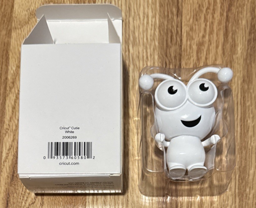 Cricut Cutie Figurine - White (Classic) - New In Box (NIB) - Rare Collectible